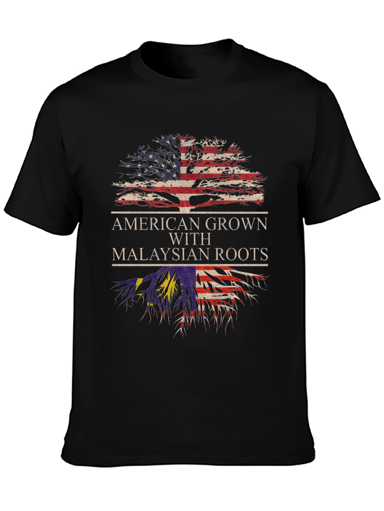 American Grown Malaysian Roots T-Shirt