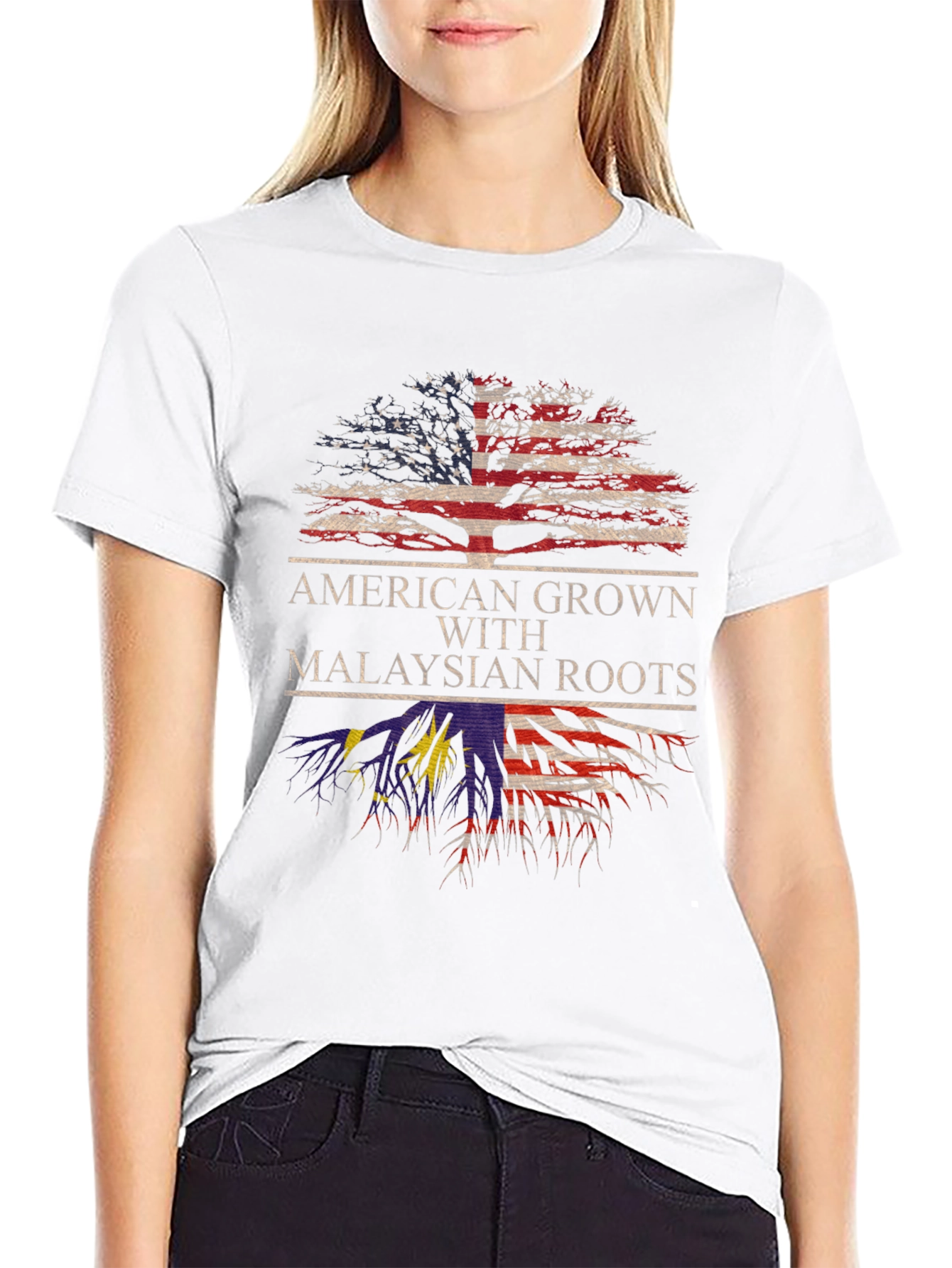 American Grown Malaysian Roots T-Shirt