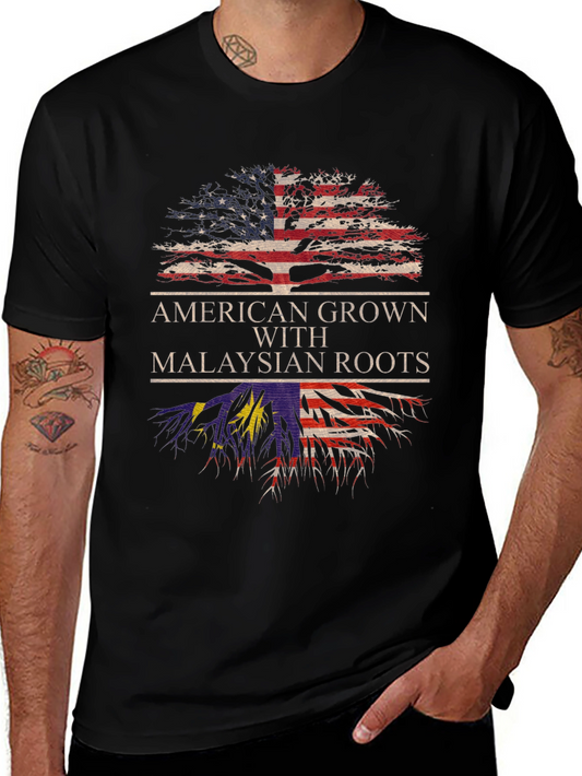 American Grown Malaysian Roots T-Shirt