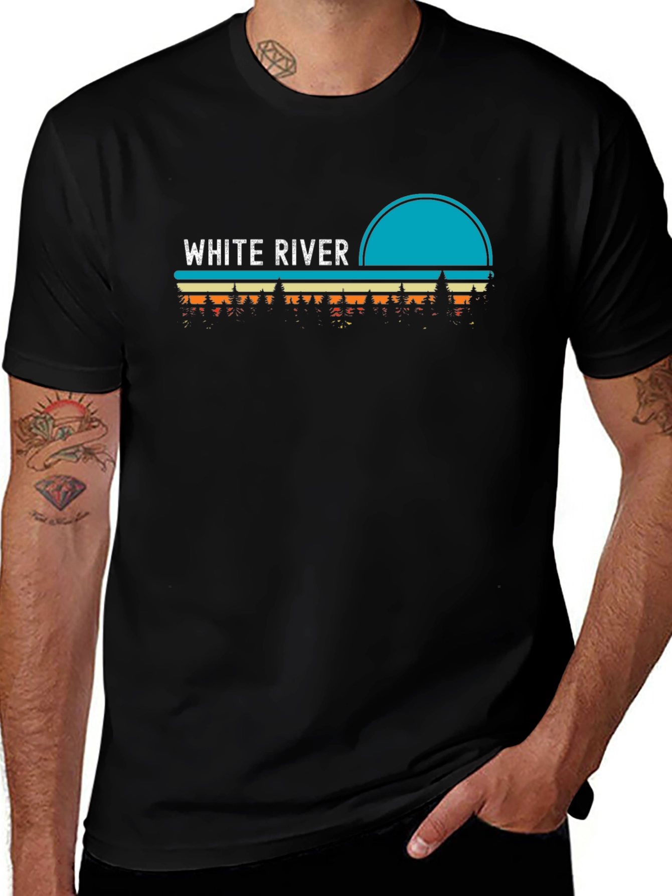 White River Retro T-Shirt