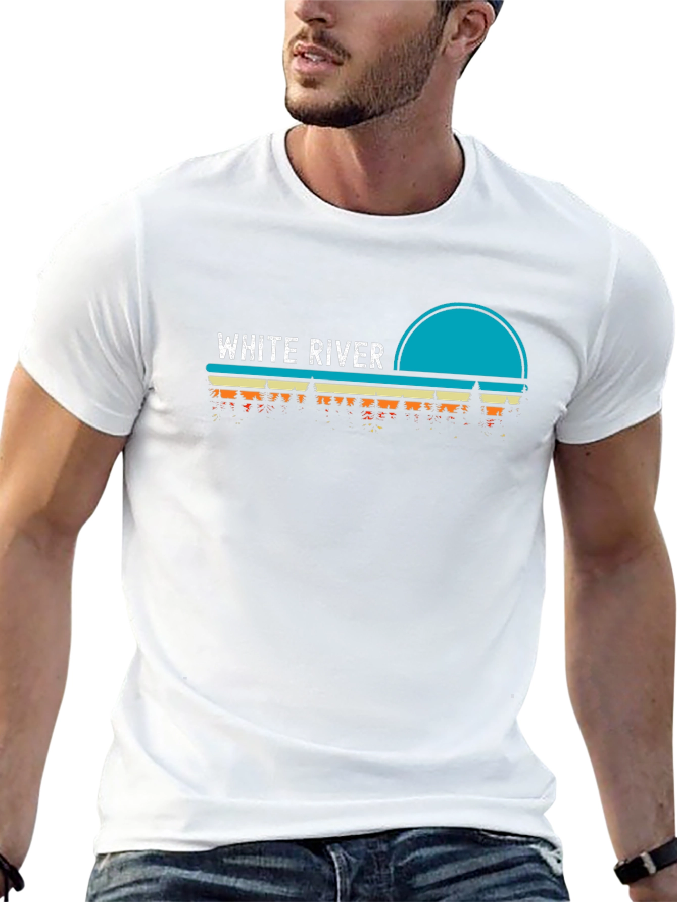 White River Retro T-Shirt
