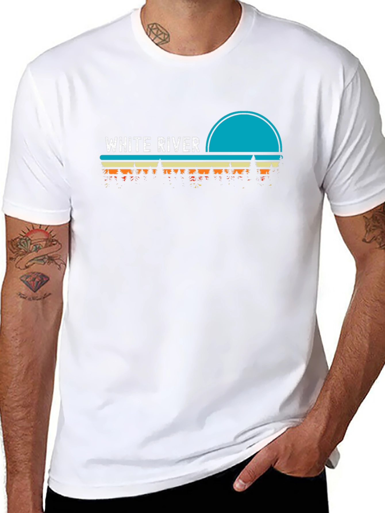 White River Retro T-Shirt