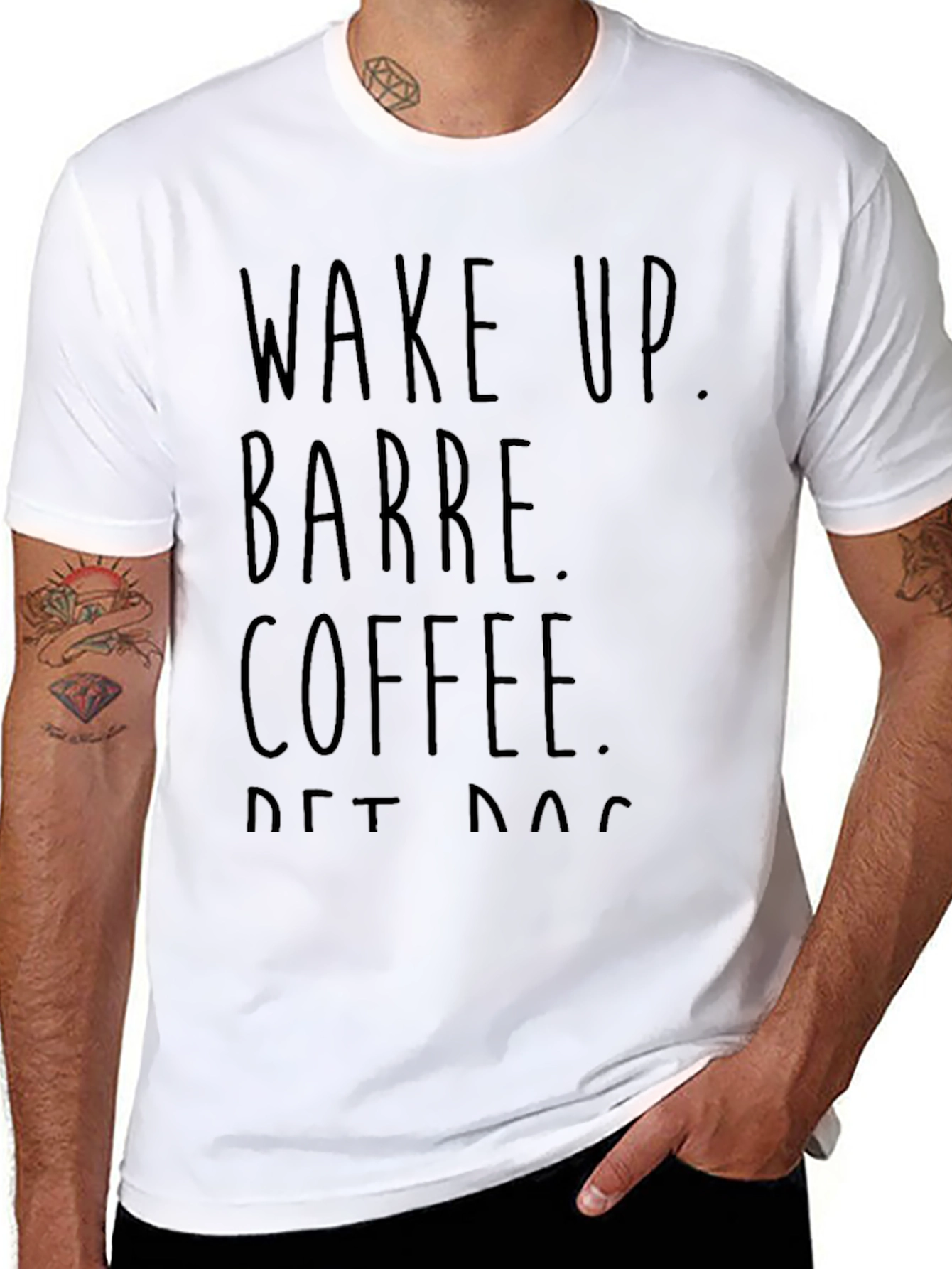 Wake Up Barre Coffee Dog T-Shirt