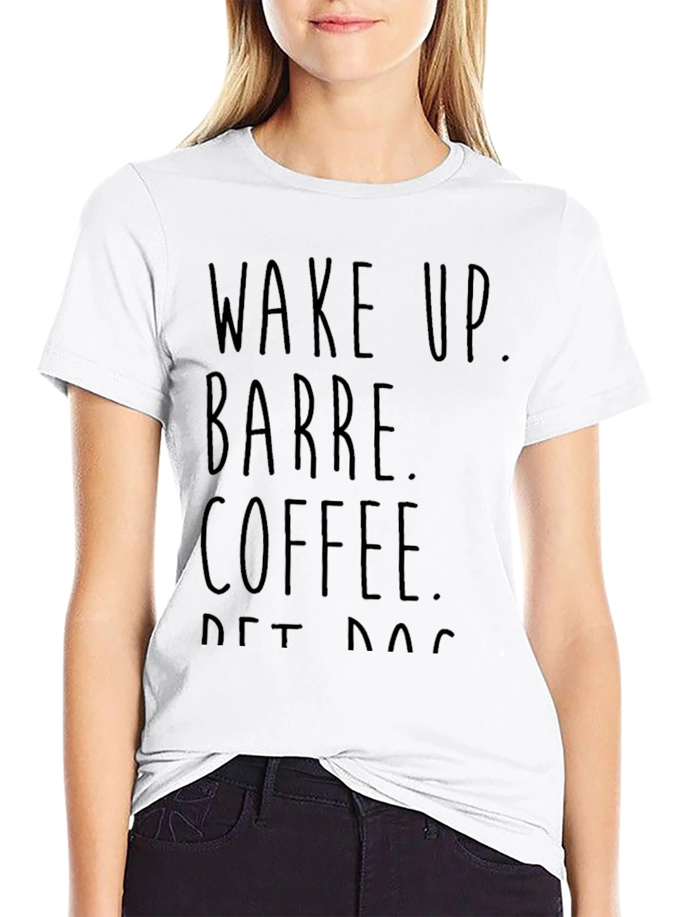 Wake Up Barre Coffee Dog T-Shirt