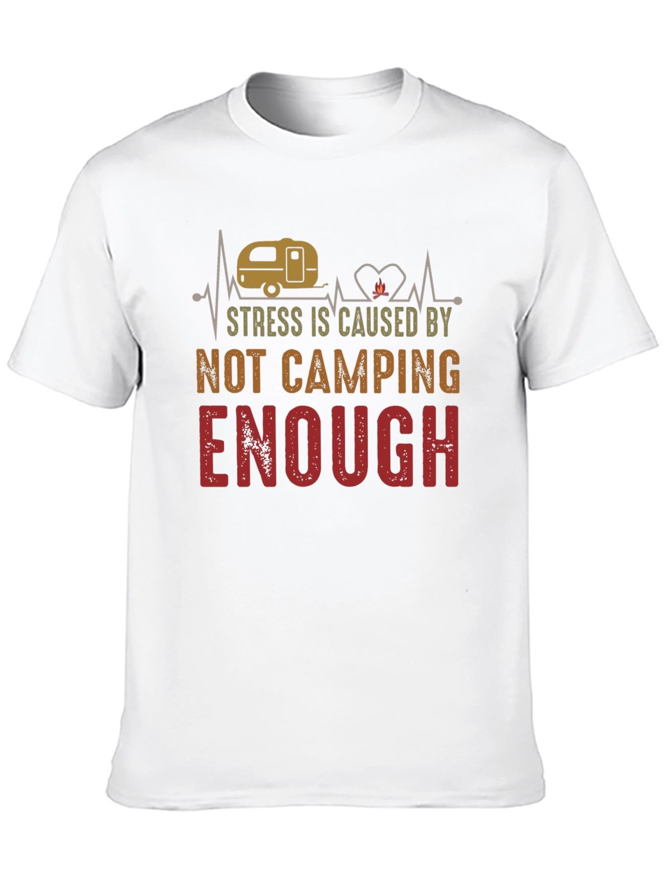Camping Enough Graphic Tee for Outdoor Lovers