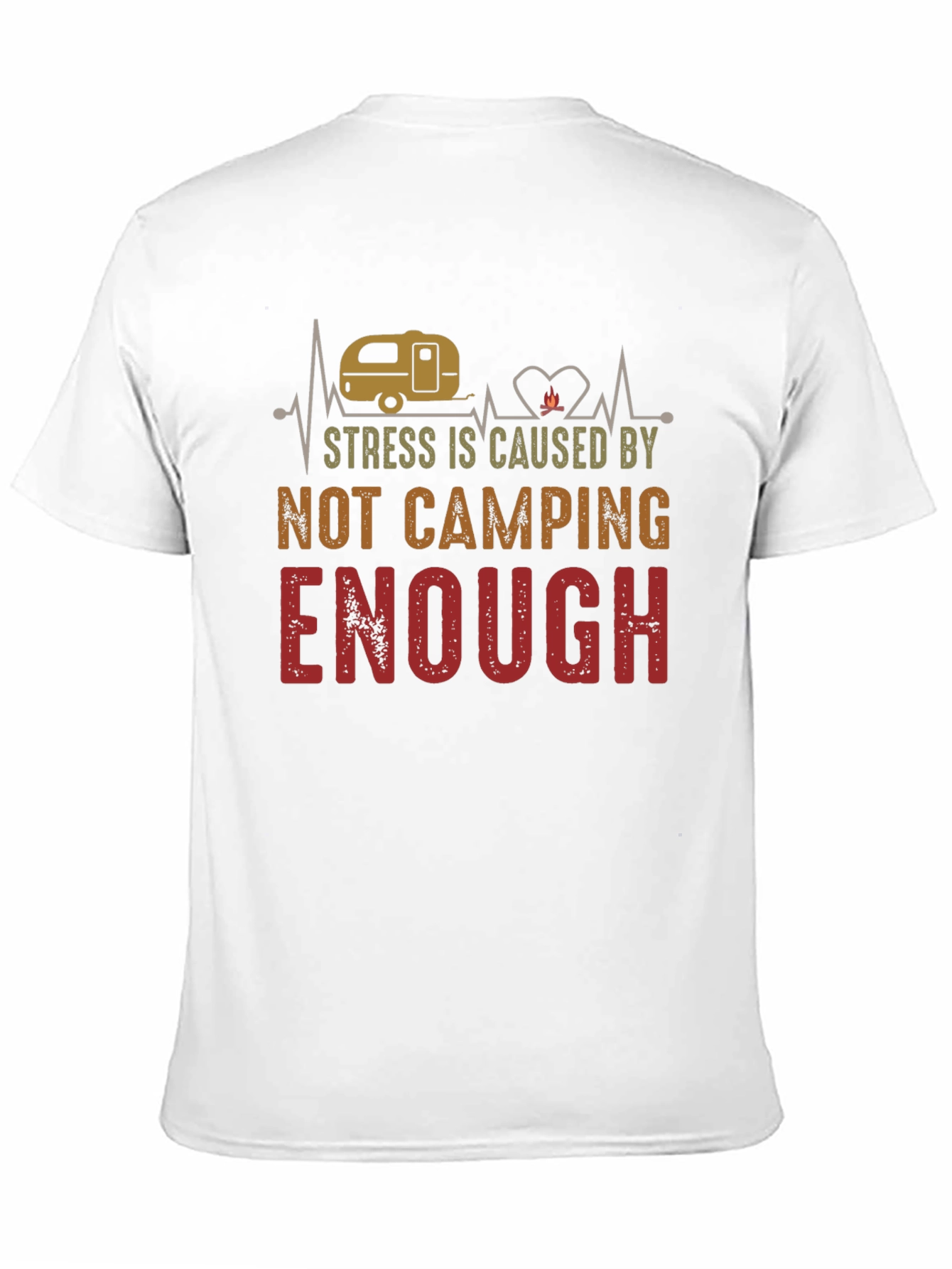 Camping Enough Graphic Tee for Outdoor Lovers
