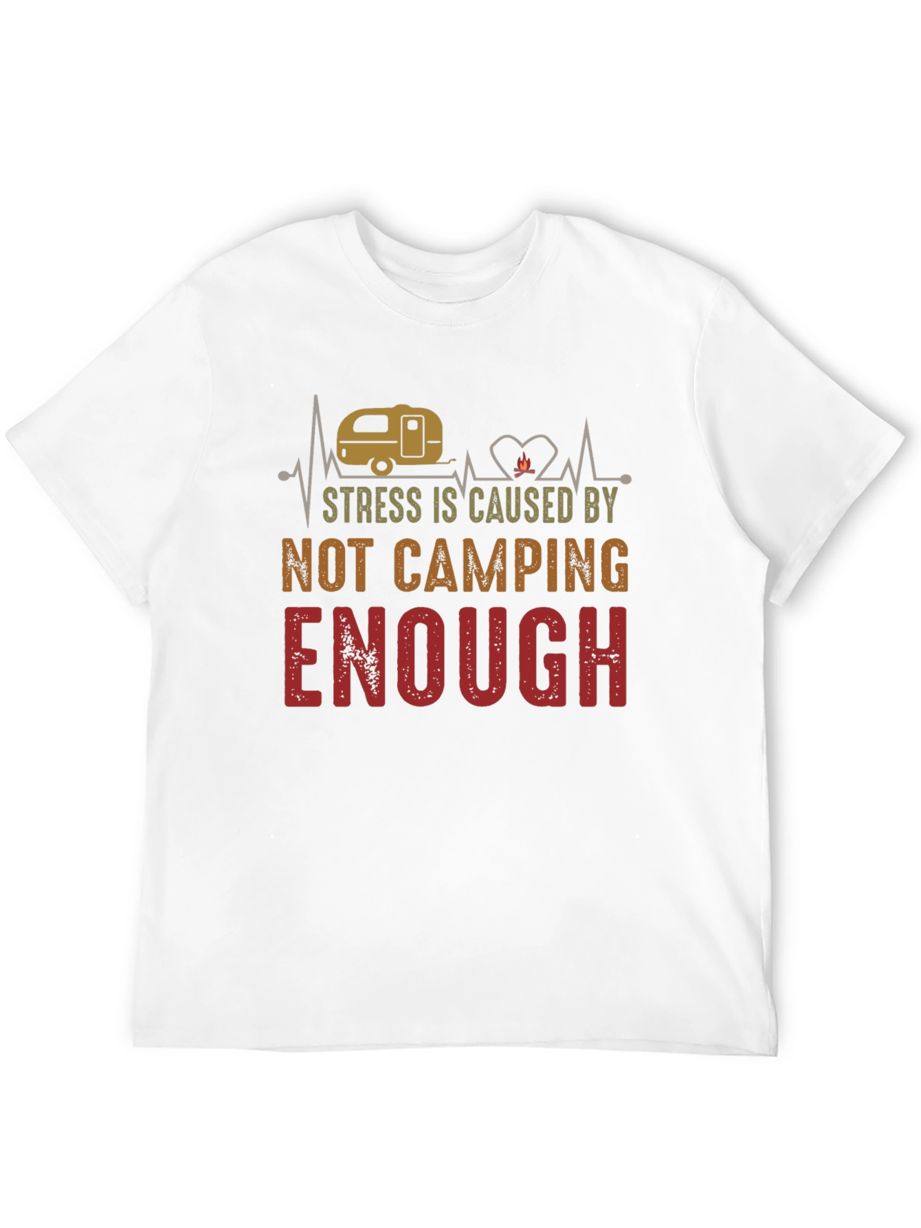 Camping Enough Graphic Tee for Outdoor Lovers