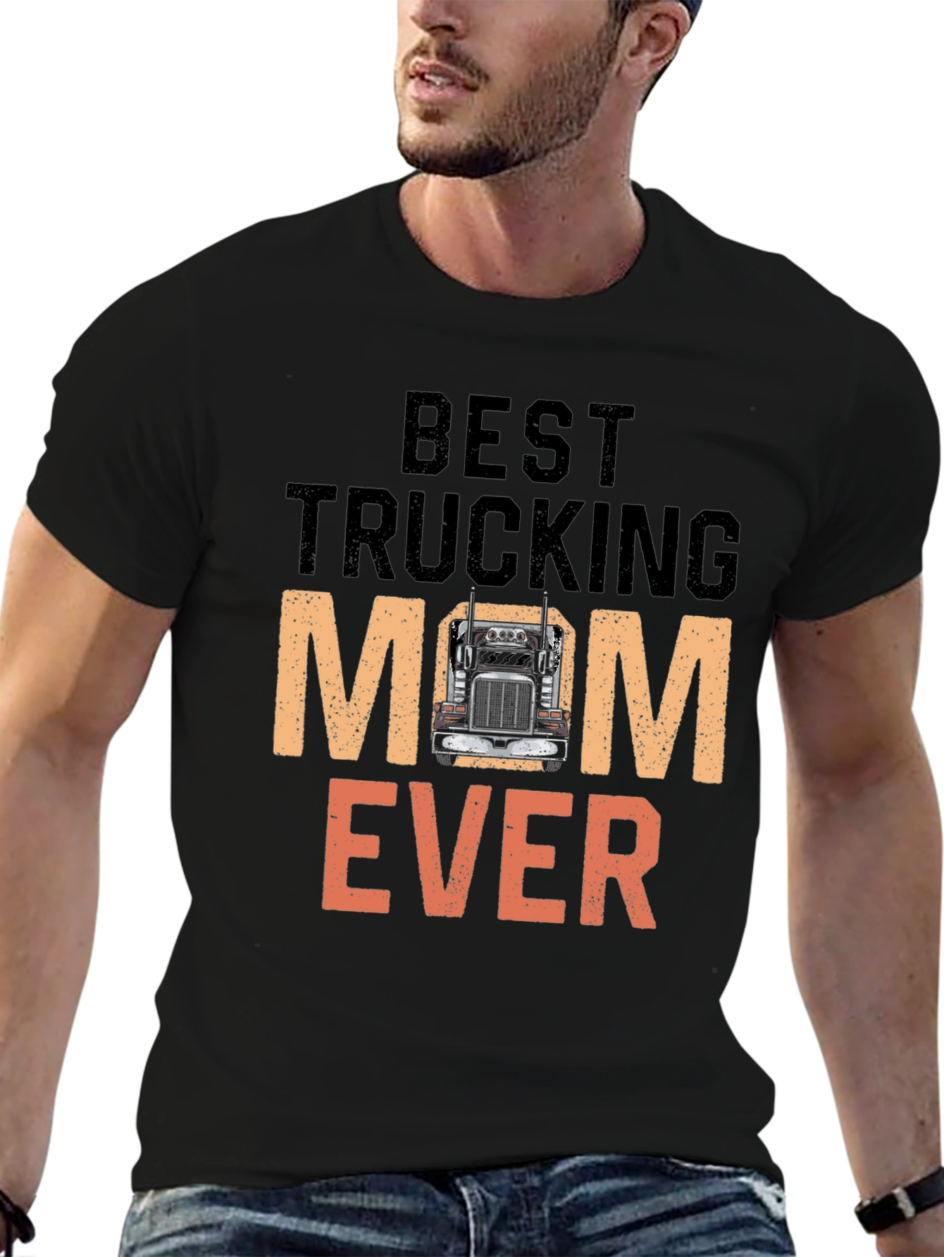 Best Trucking Mom Ever T-Shirt Trucker Mom Tee