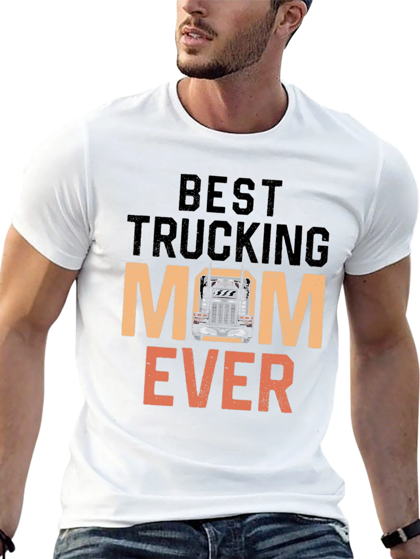 Best Trucking Mom Ever T-Shirt Trucker Mom Tee