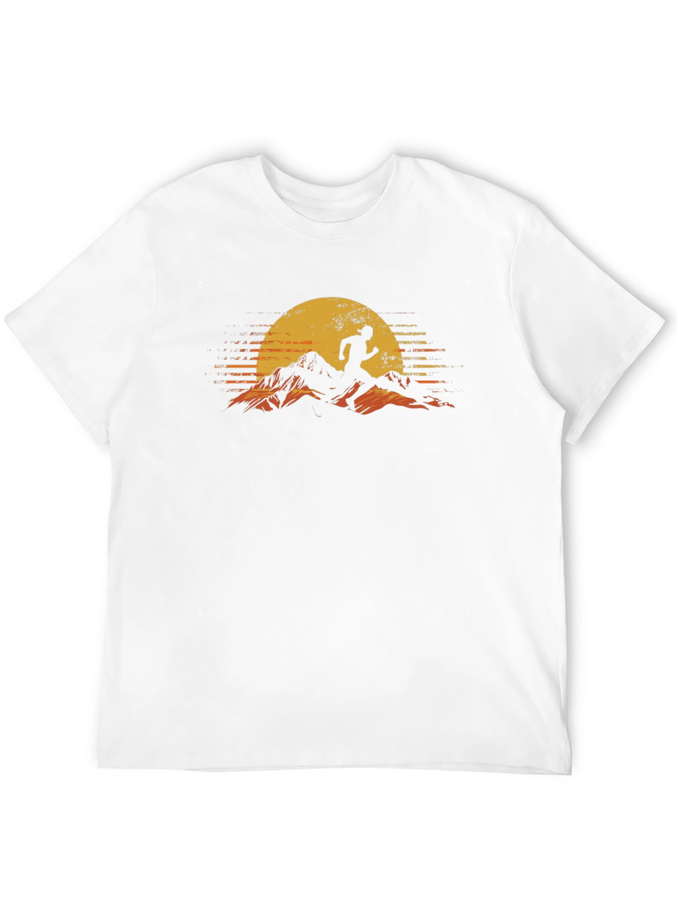 Sunrise Runner Graphic Tee - Mens Black T-Shirt