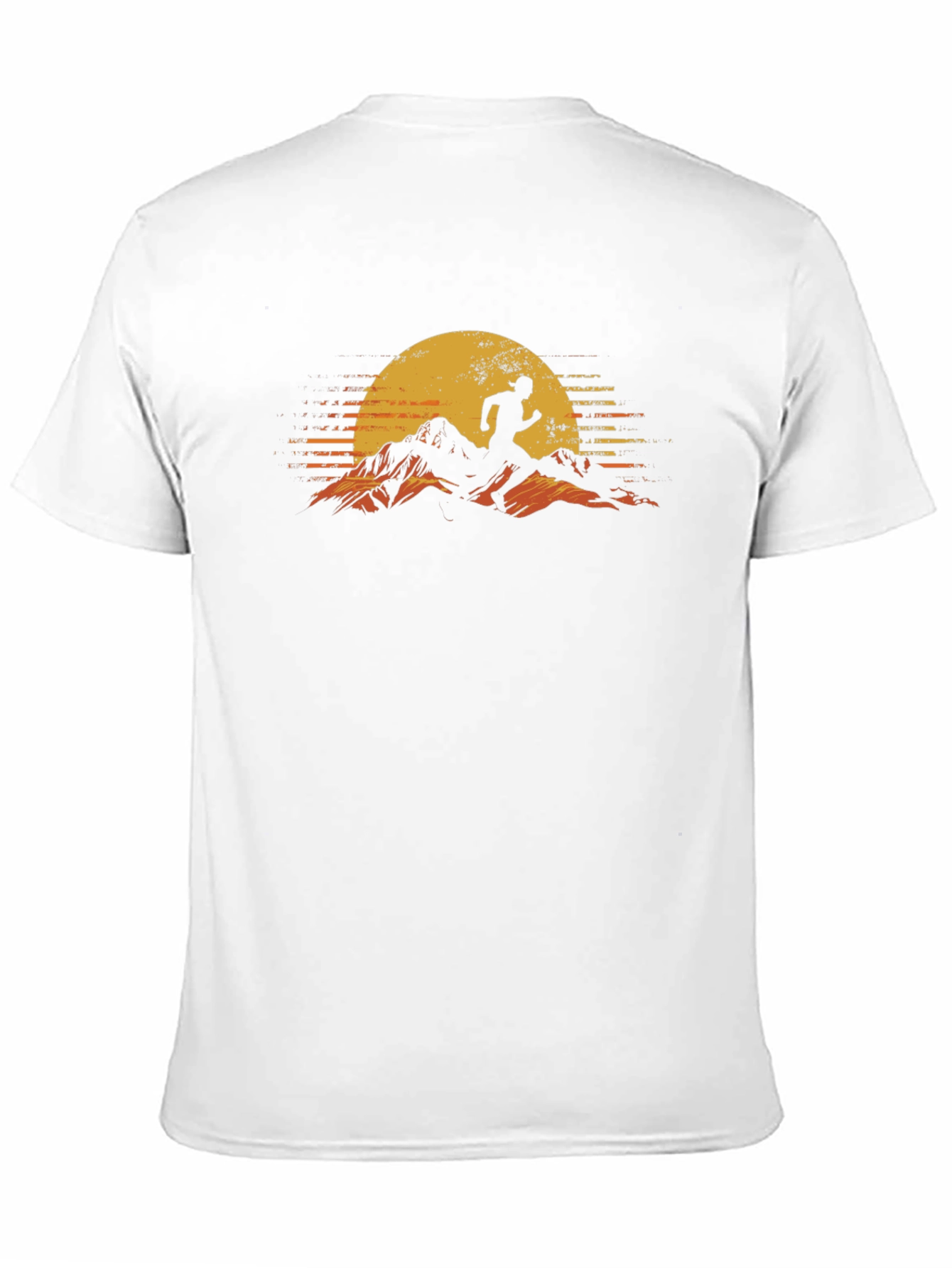 Sunrise Runner Graphic Tee - Mens Black T-Shirt