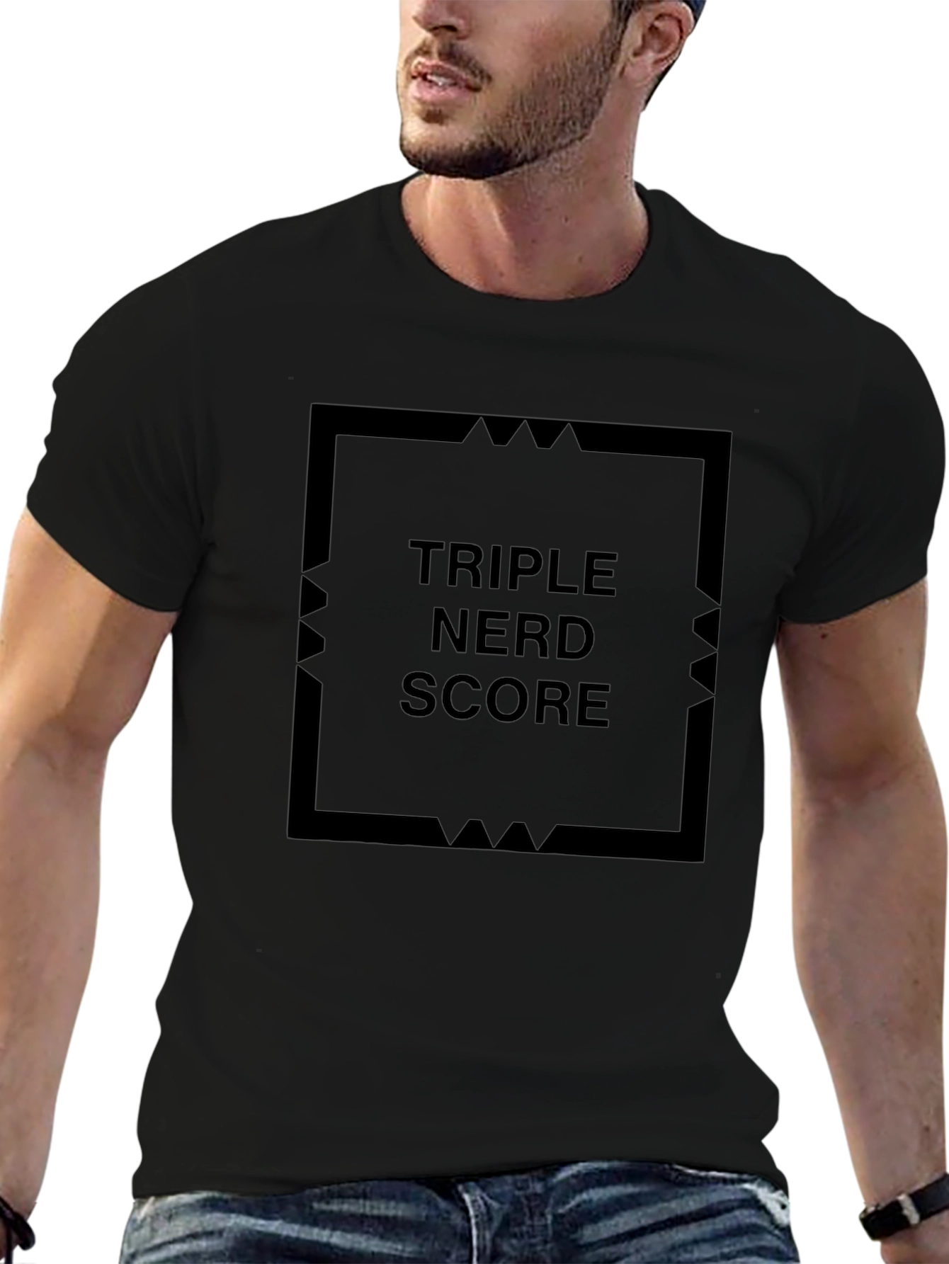 Triple Nerd Score Graphic Tee
