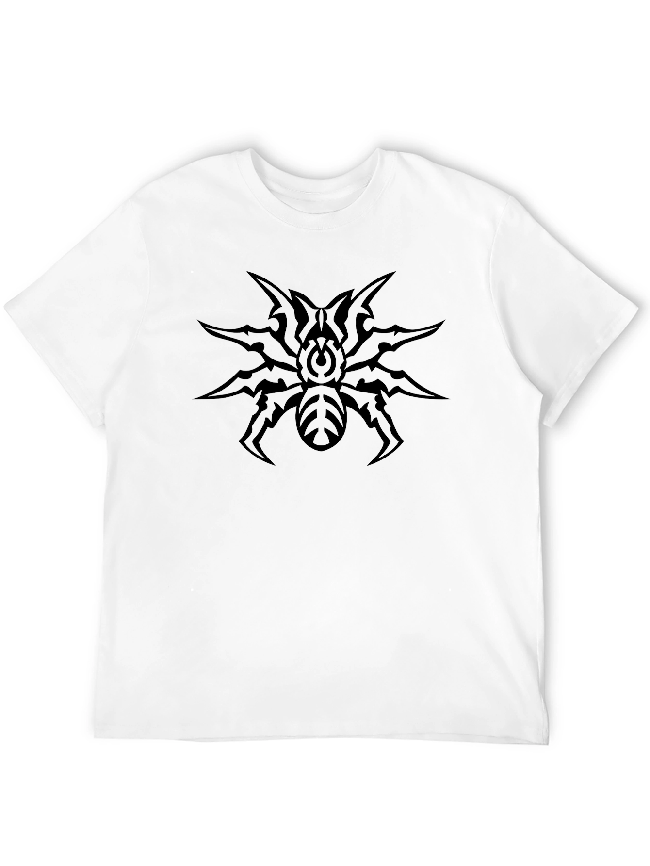 Tribal Spider Graphic Black Tee