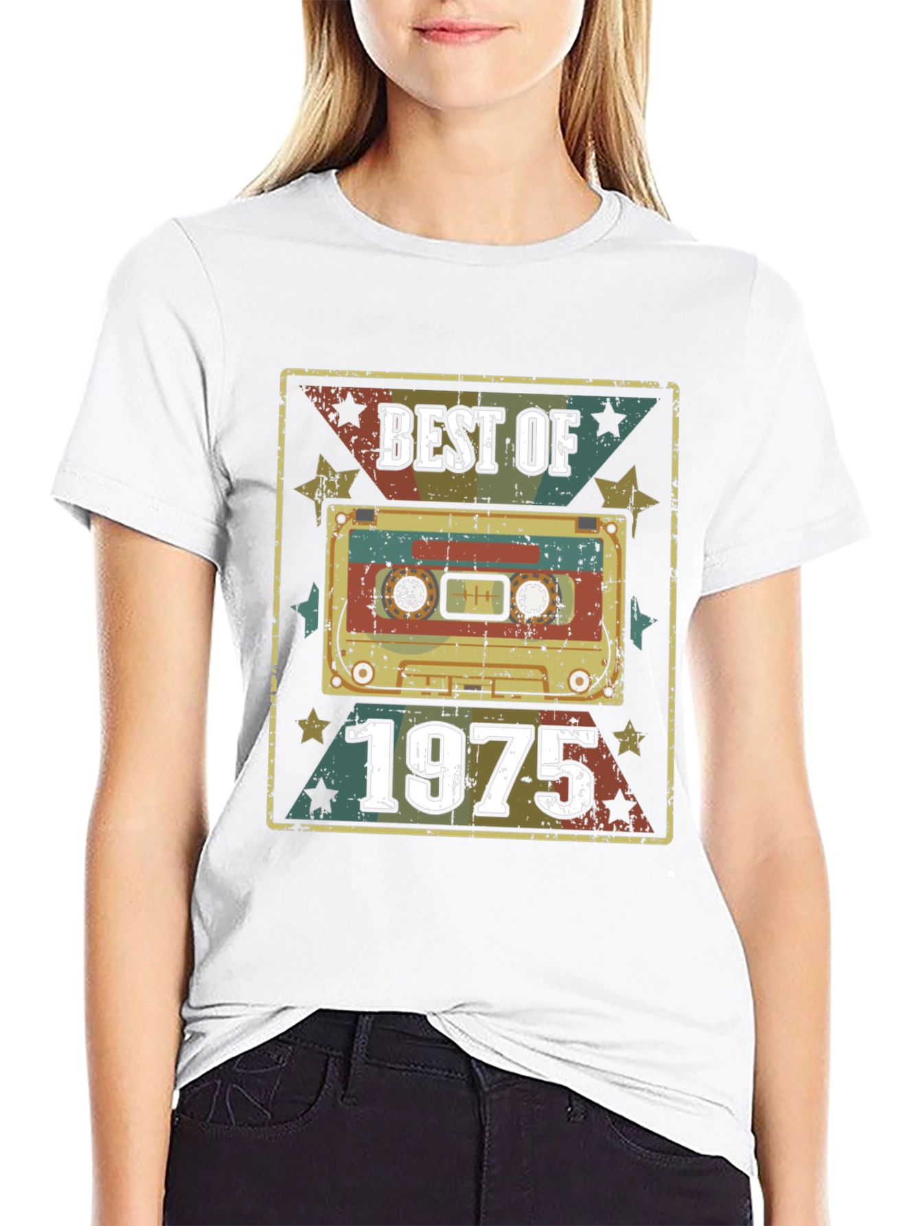Best of 1975 Cassette Tape Graphic T-Shirt