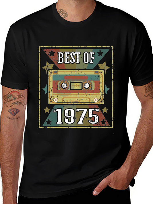 Best of 1975 Cassette Tape Graphic T-Shirt