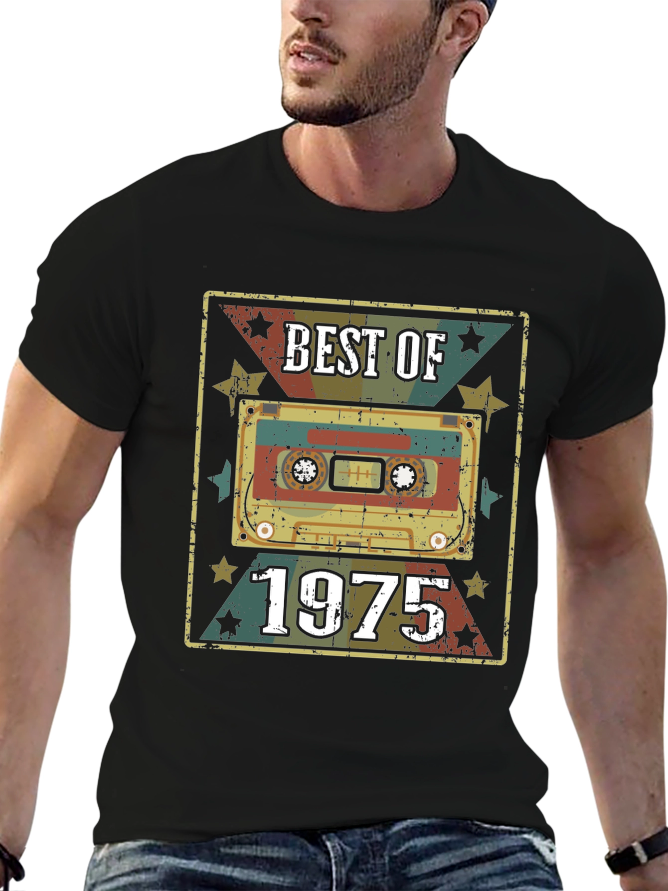 Best of 1975 Cassette Tape Graphic T-Shirt