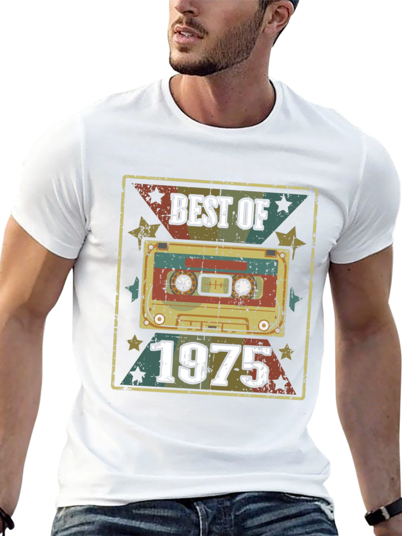 Best of 1975 Cassette Tape Graphic T-Shirt