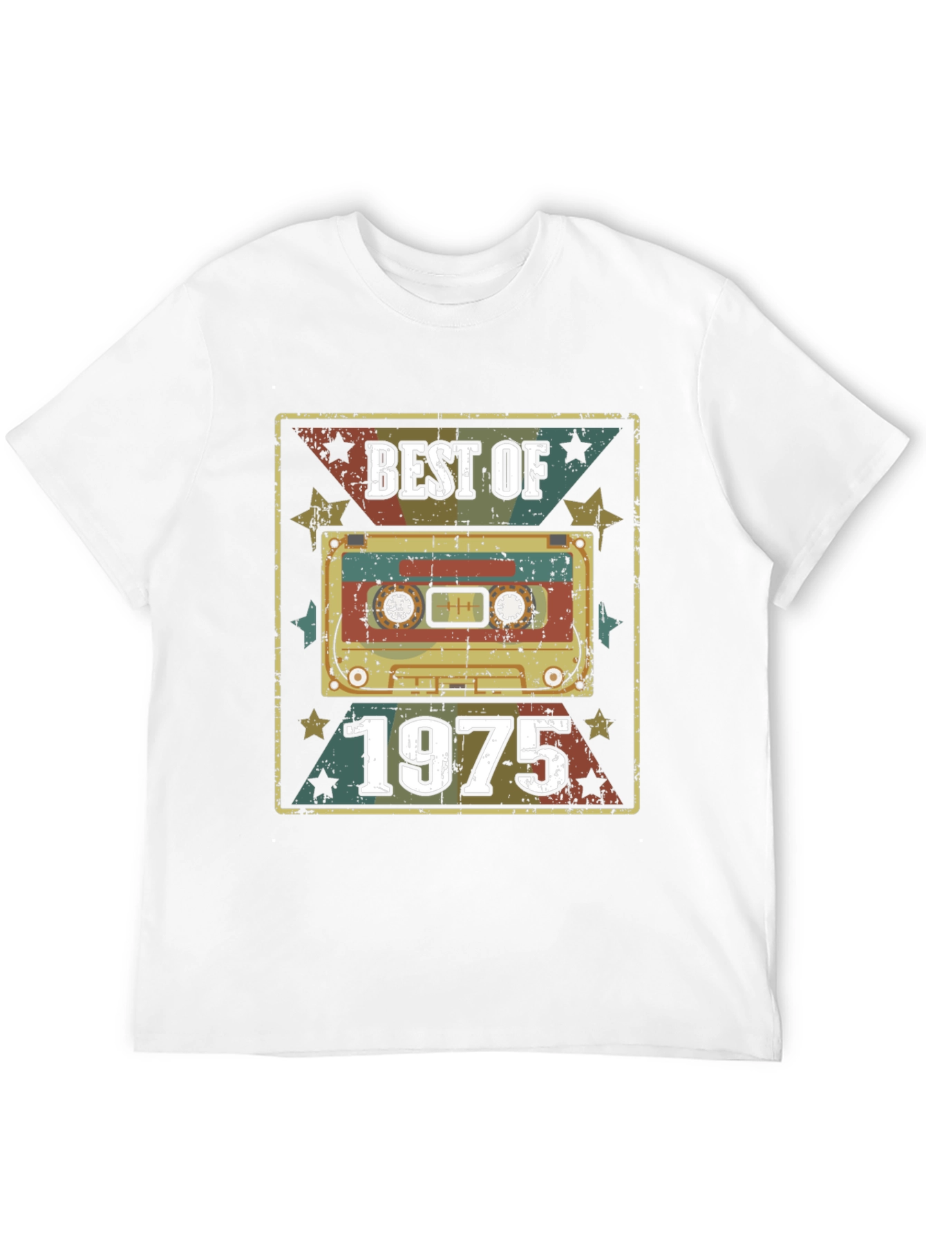 Best of 1975 Cassette Tape Graphic T-Shirt