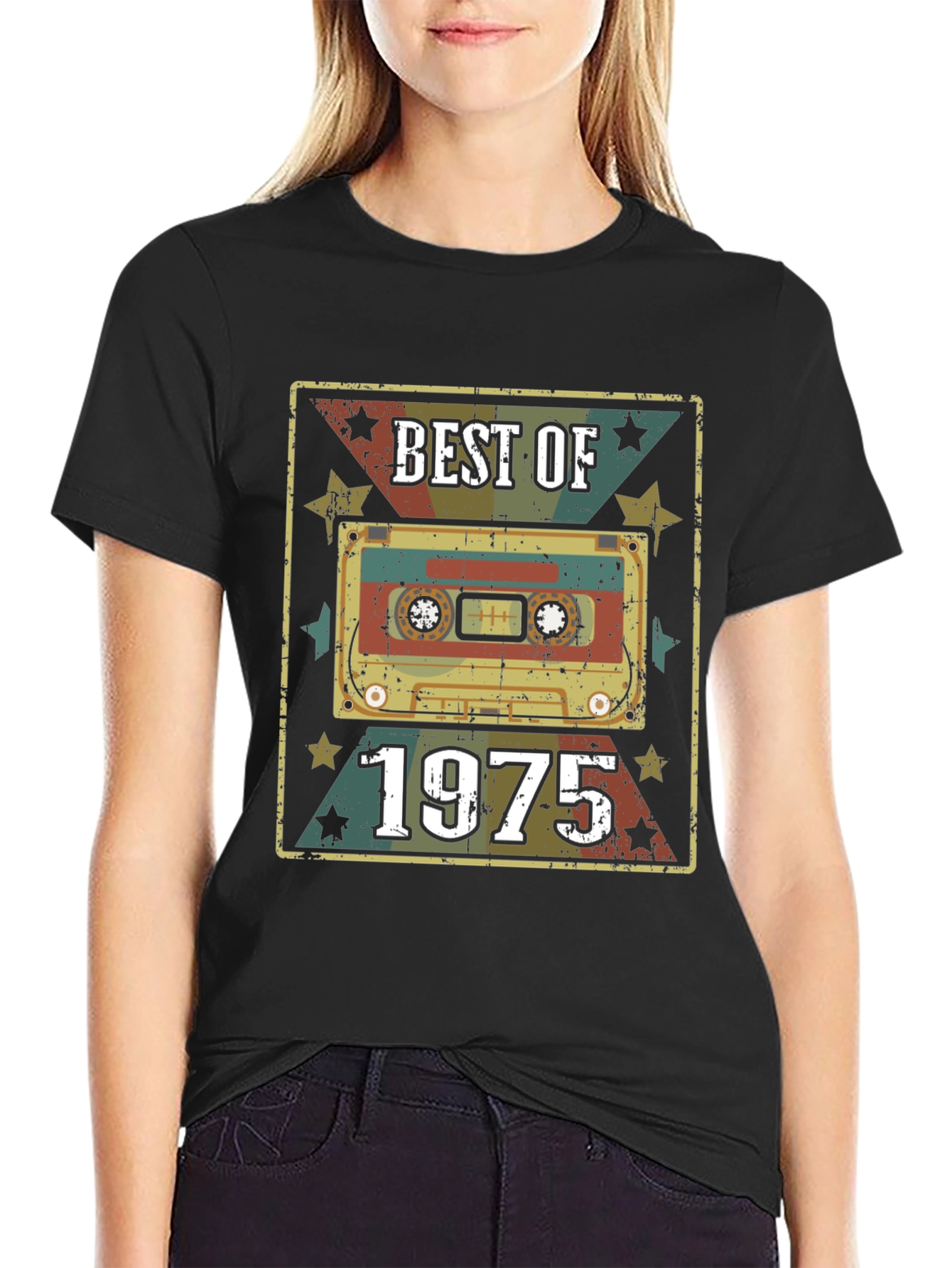Best of 1975 Cassette Tape Graphic T-Shirt