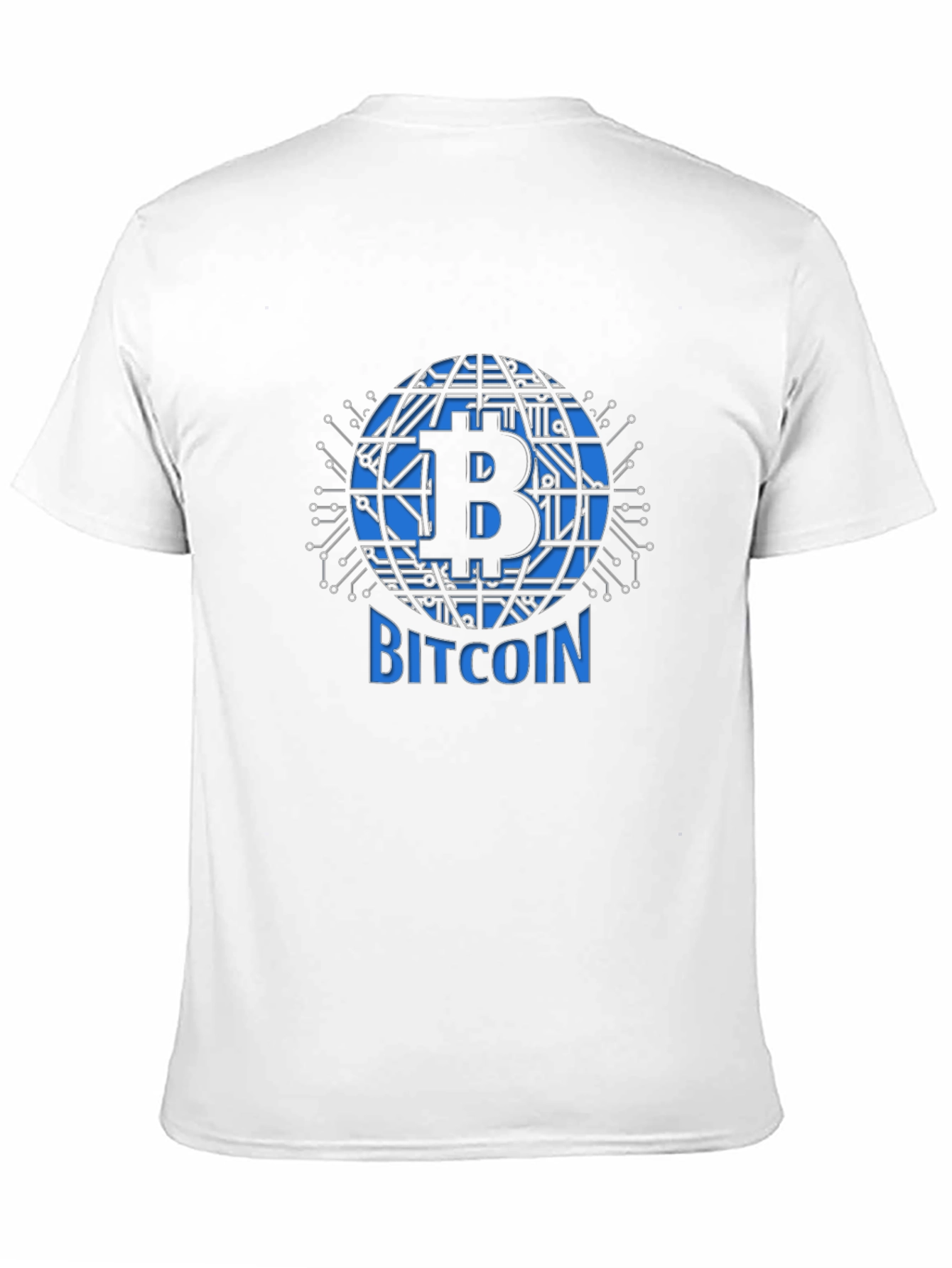 Bitcoin Globe Graphic Tee - Black