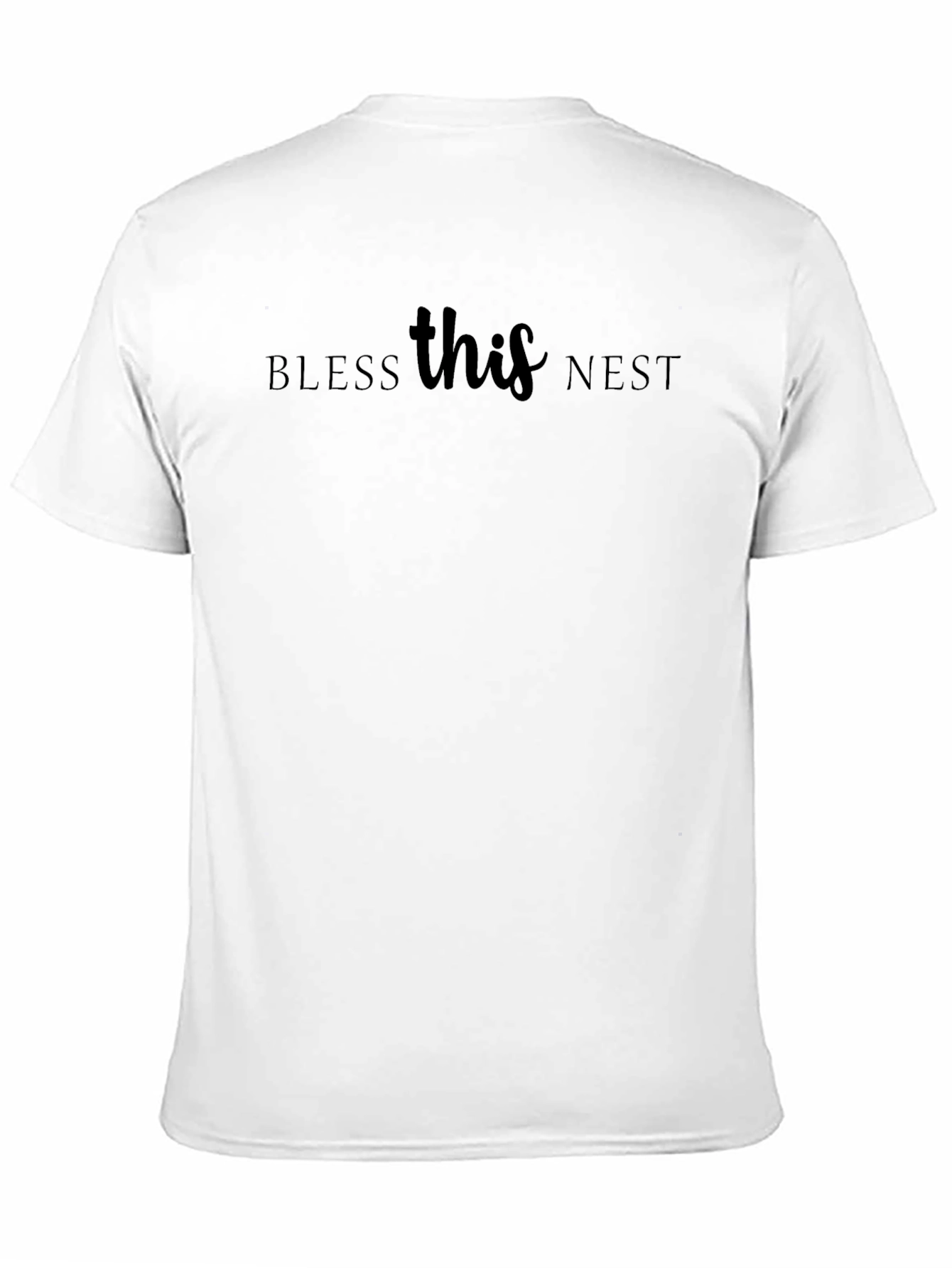 Bless This Nest Graphic Tee - Soft Comfort