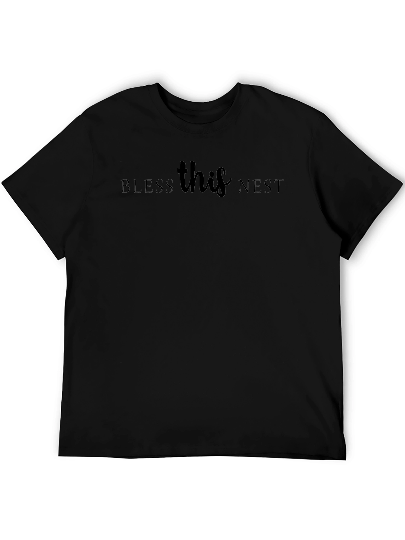 Bless This Nest Graphic Tee - Soft Comfort