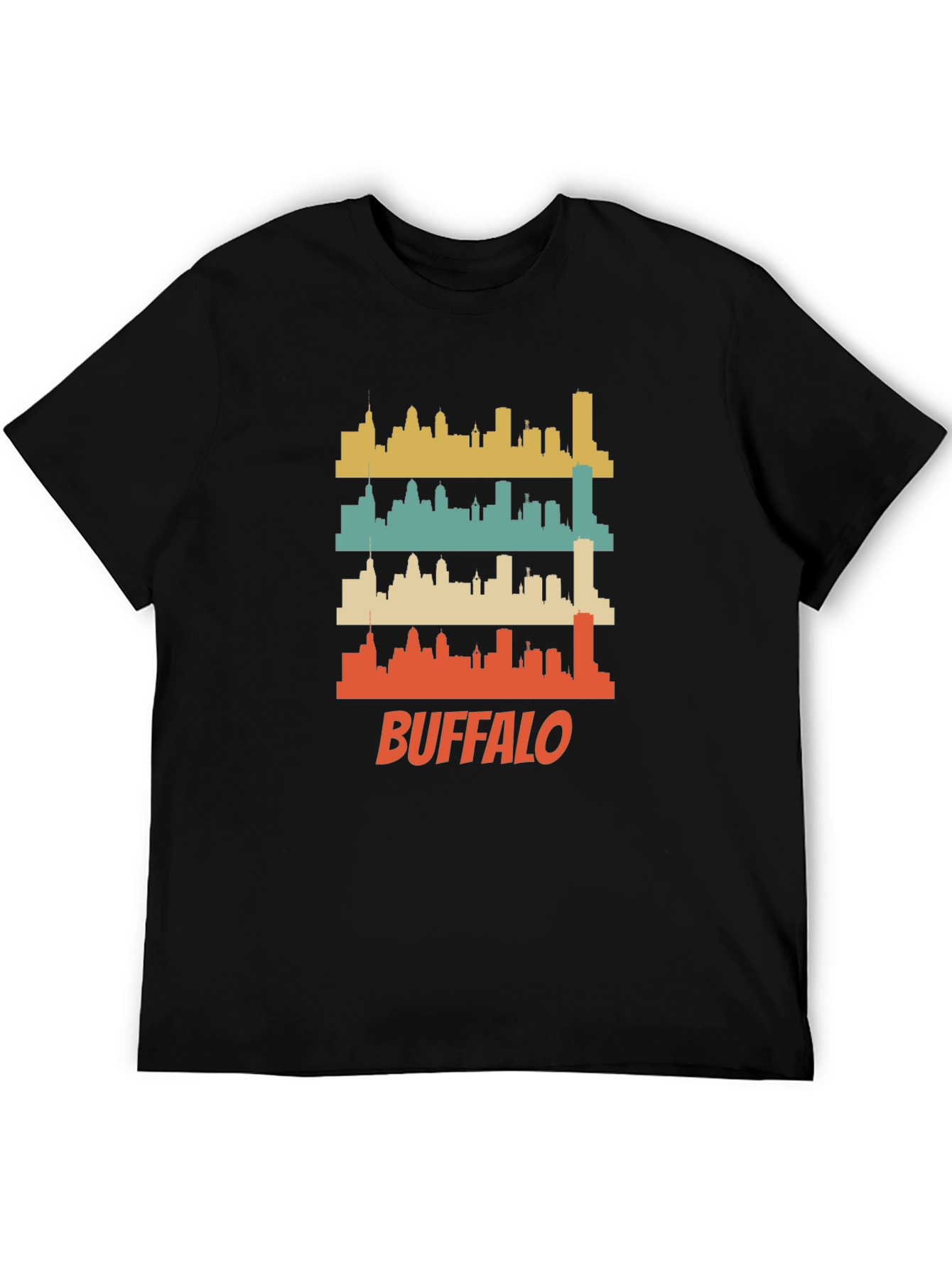 Buffalo Skyline Retro Graphic Tee - Unisex