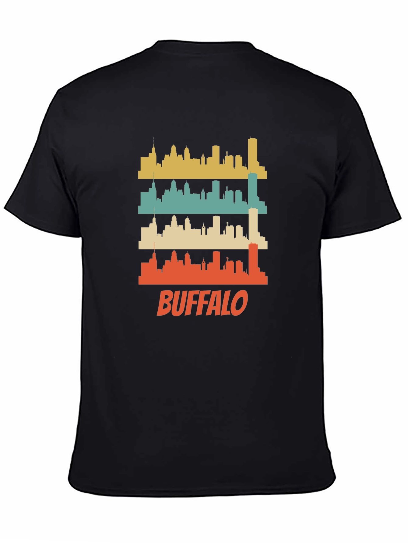 Buffalo Skyline Retro Graphic Tee - Unisex