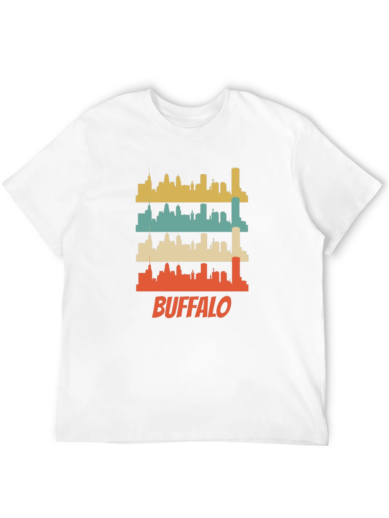Buffalo Skyline Retro Graphic Tee - Unisex