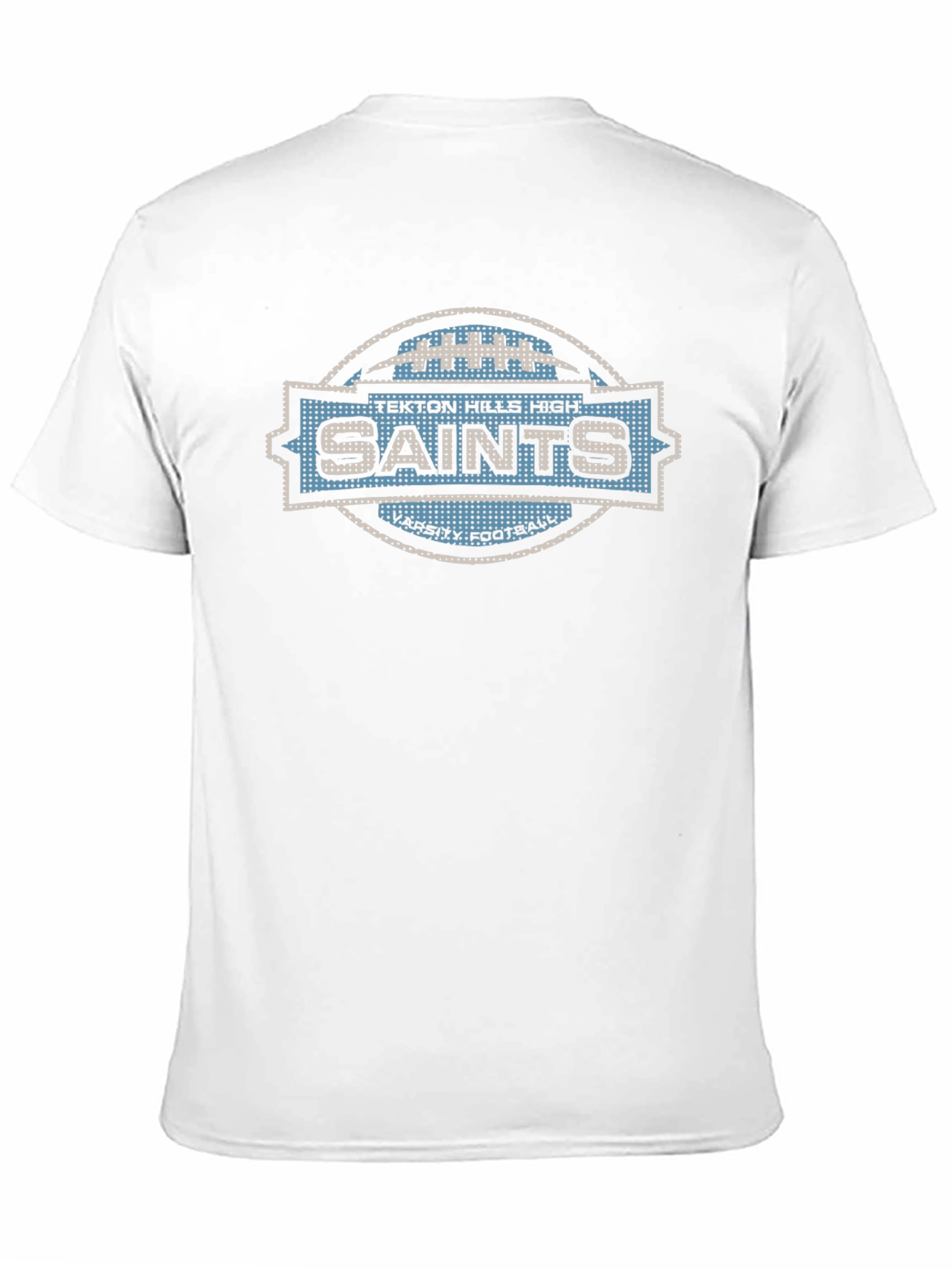 Tekton Hills Saints Varsity Football Black T-Shirt