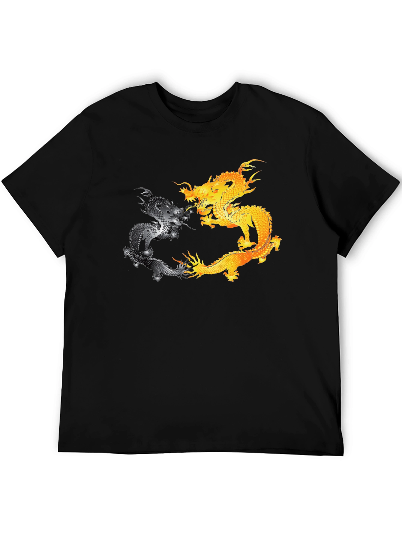 Yin Yang Dragons Graphic T-Shirt