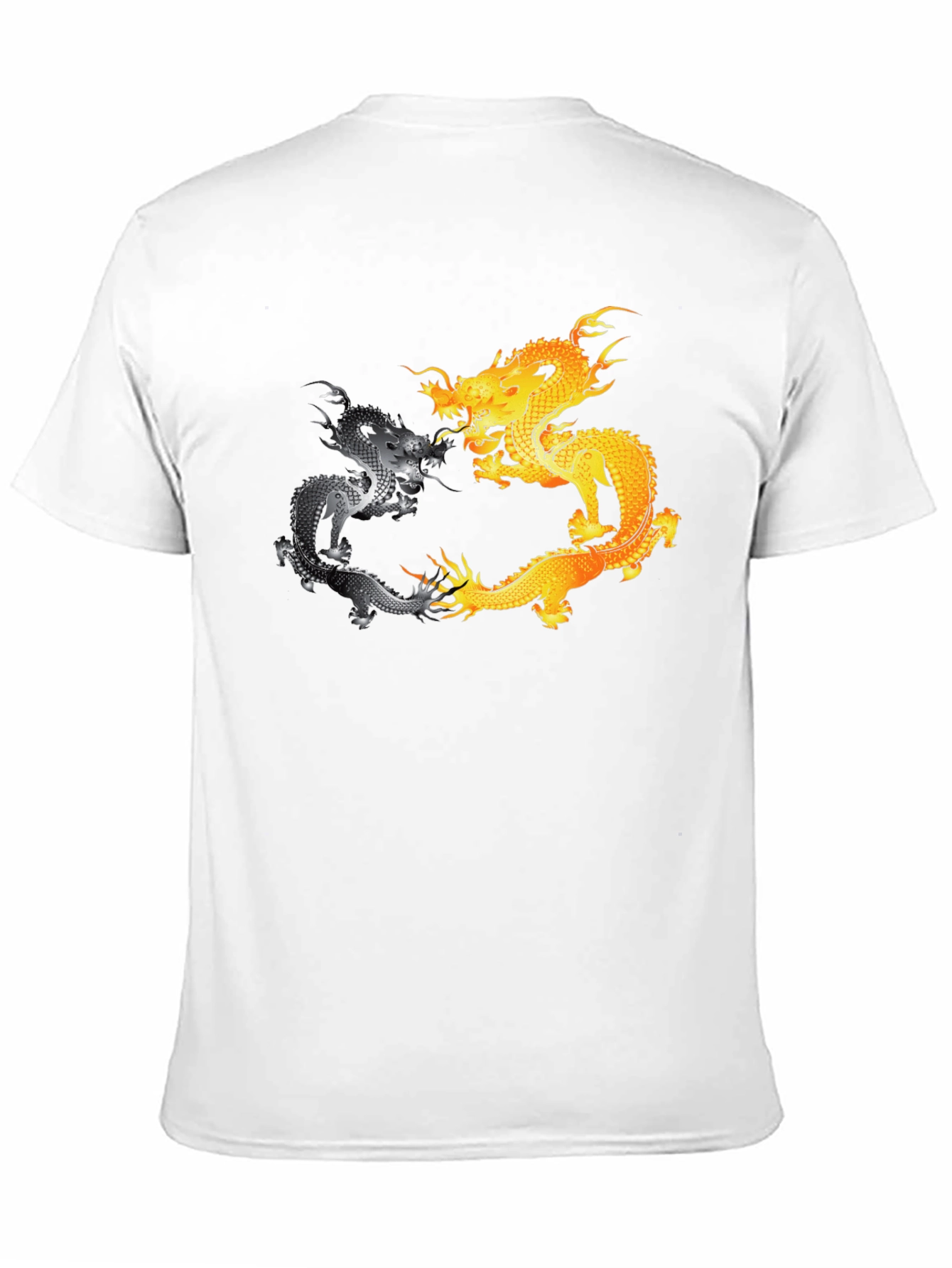 Yin Yang Dragons Graphic T-Shirt