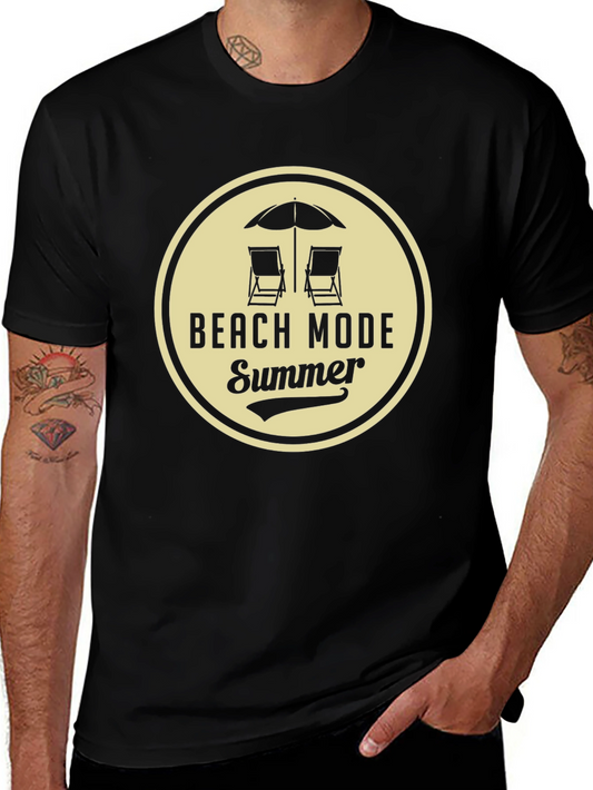 Beach Mode Summer Graphic T-Shirt