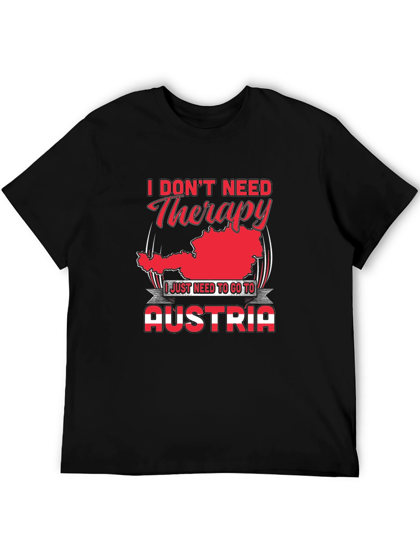 Austria Therapy T-Shirt - Funny Vacation Tee