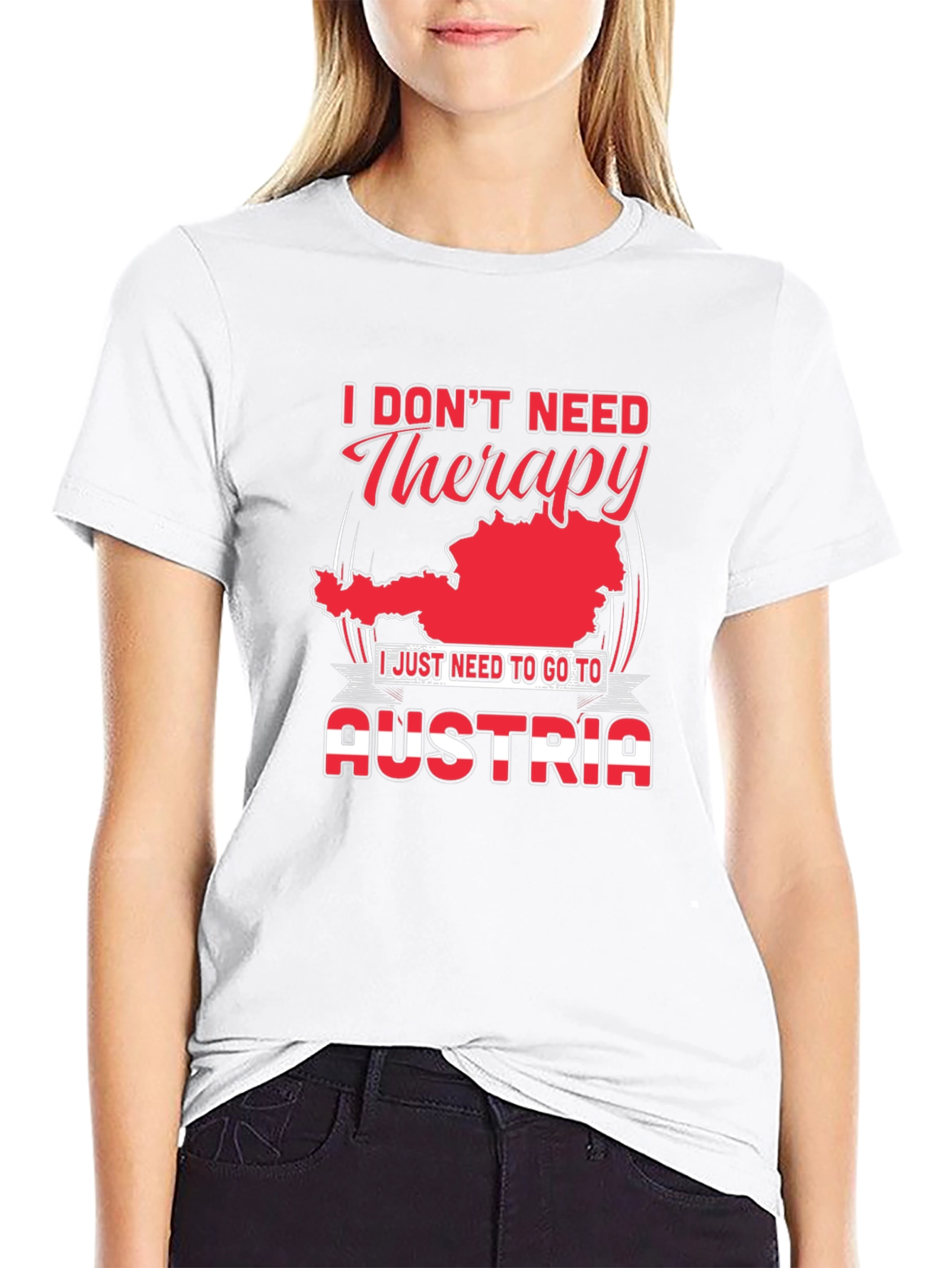 Austria Therapy T-Shirt - Funny Vacation Tee