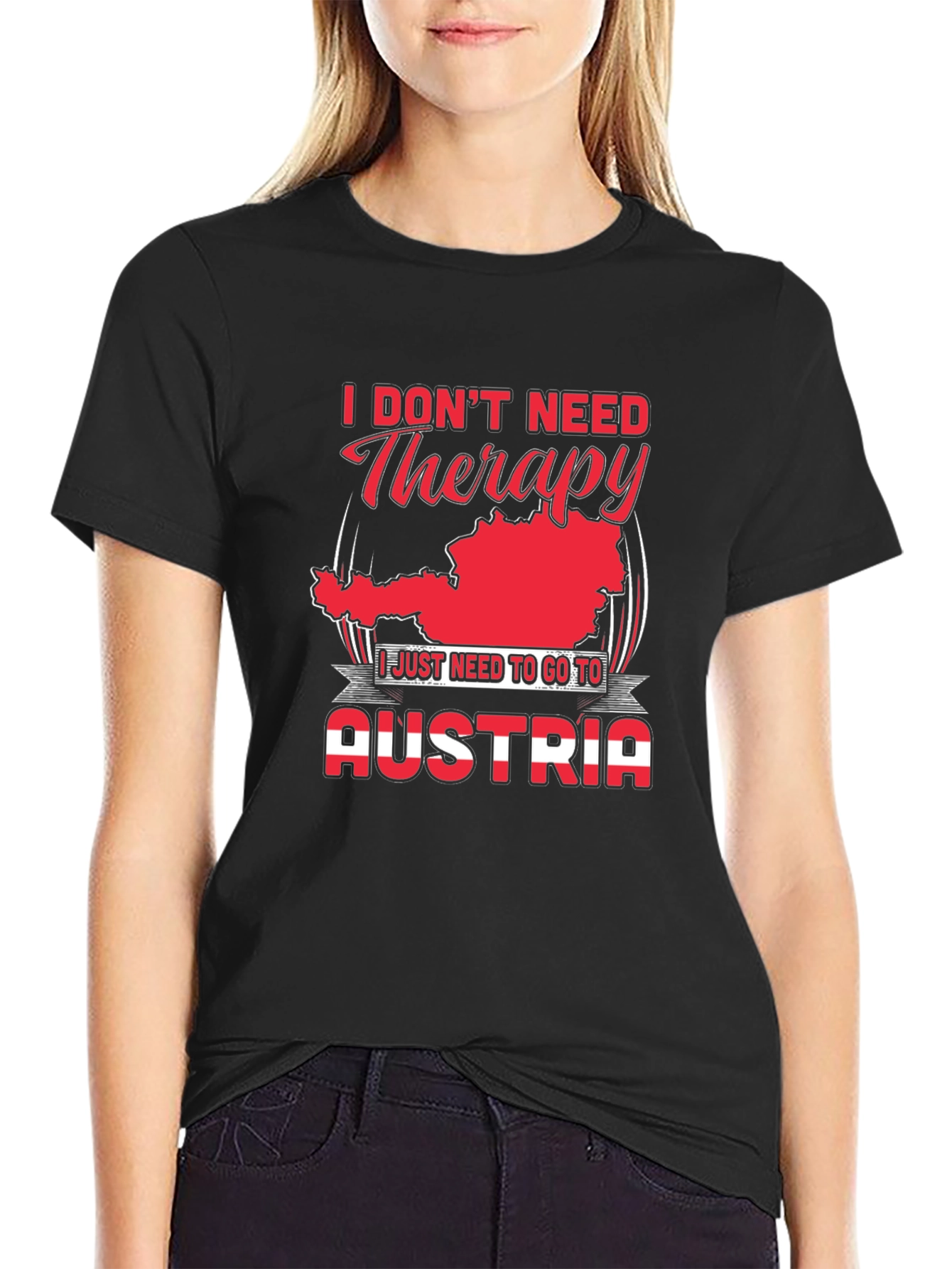 Austria Therapy T-Shirt - Funny Vacation Tee