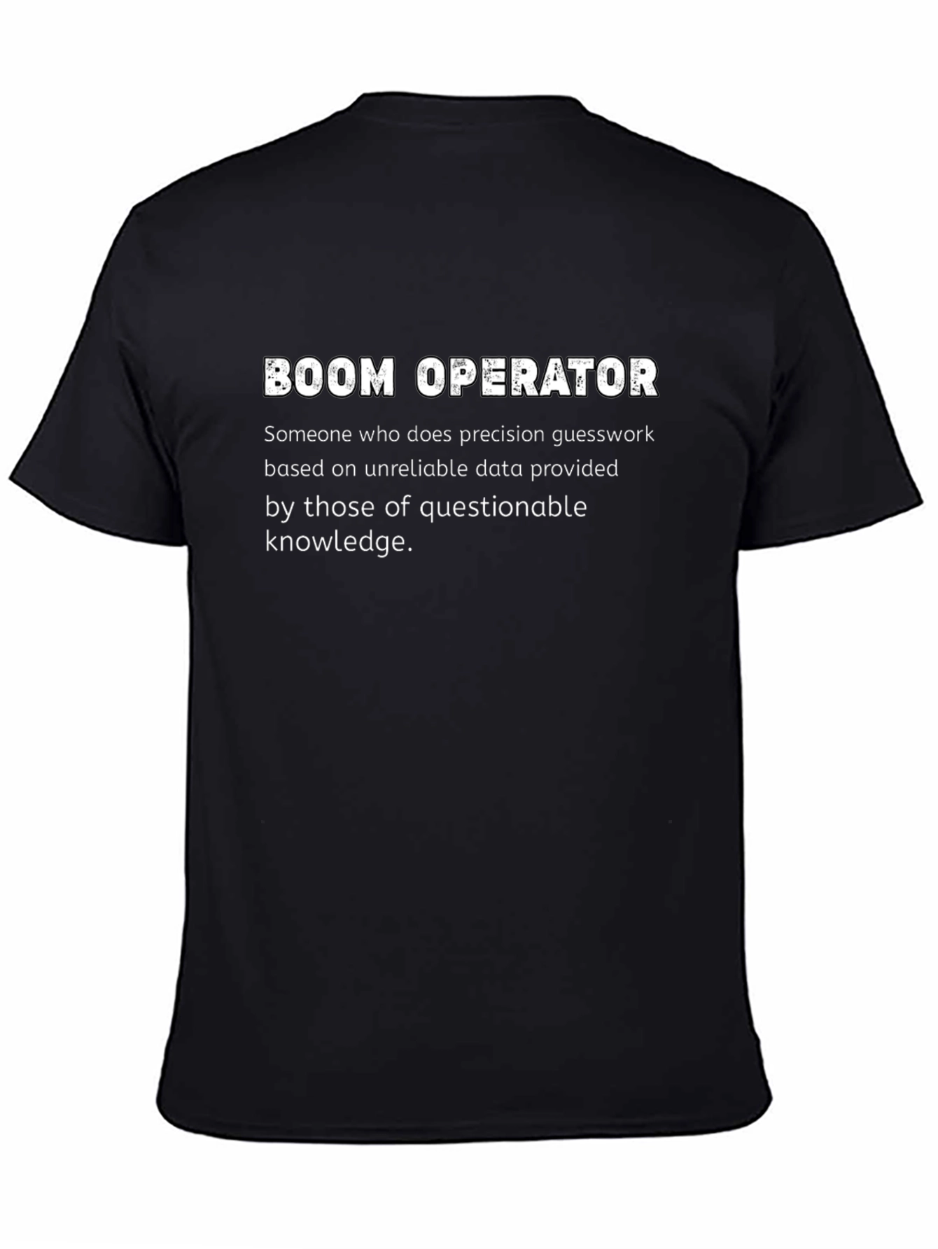 Boom Operator Graphic T-Shirt