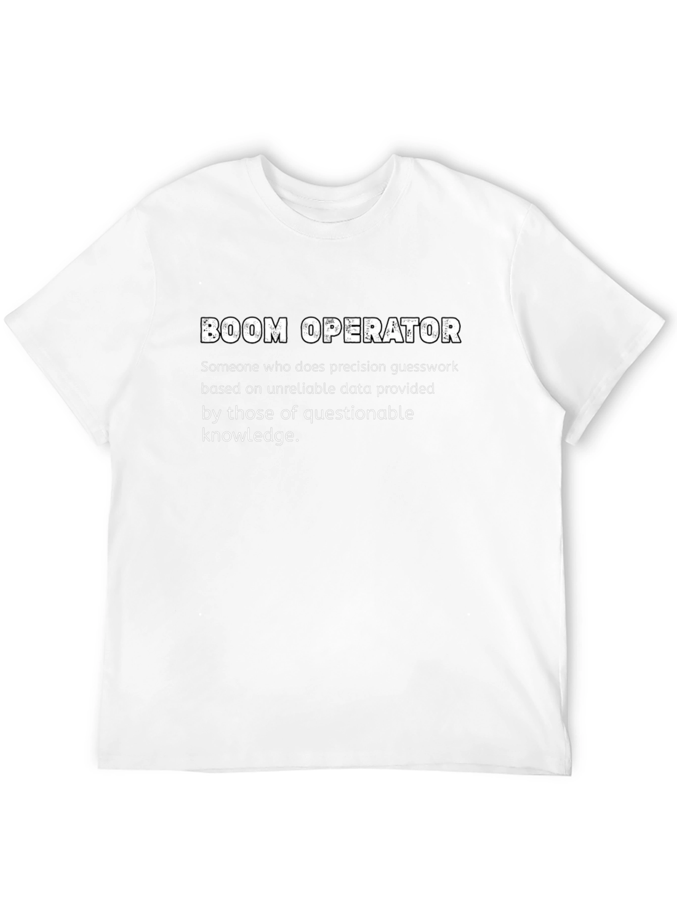 Boom Operator Graphic T-Shirt