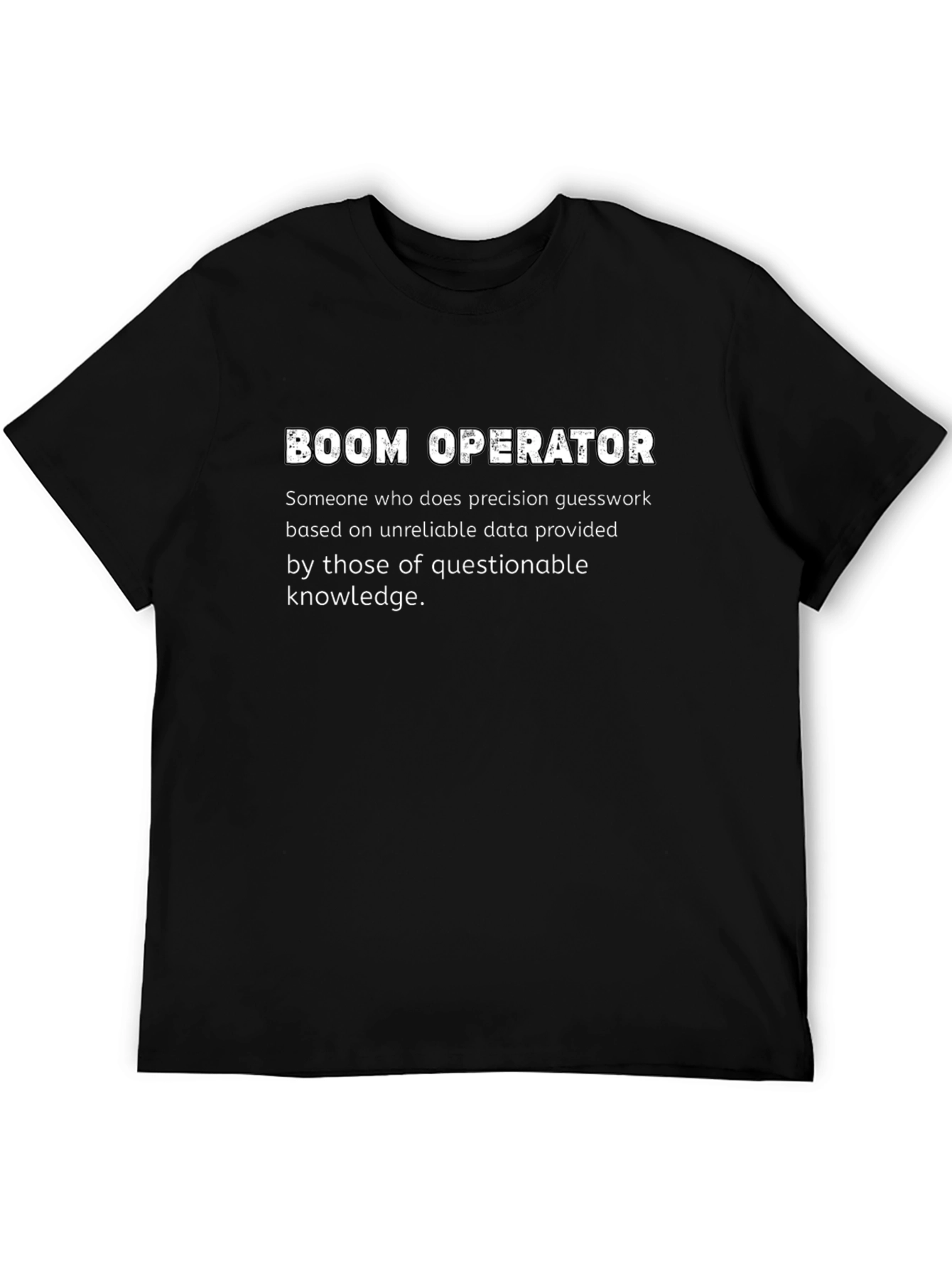 Boom Operator Graphic T-Shirt