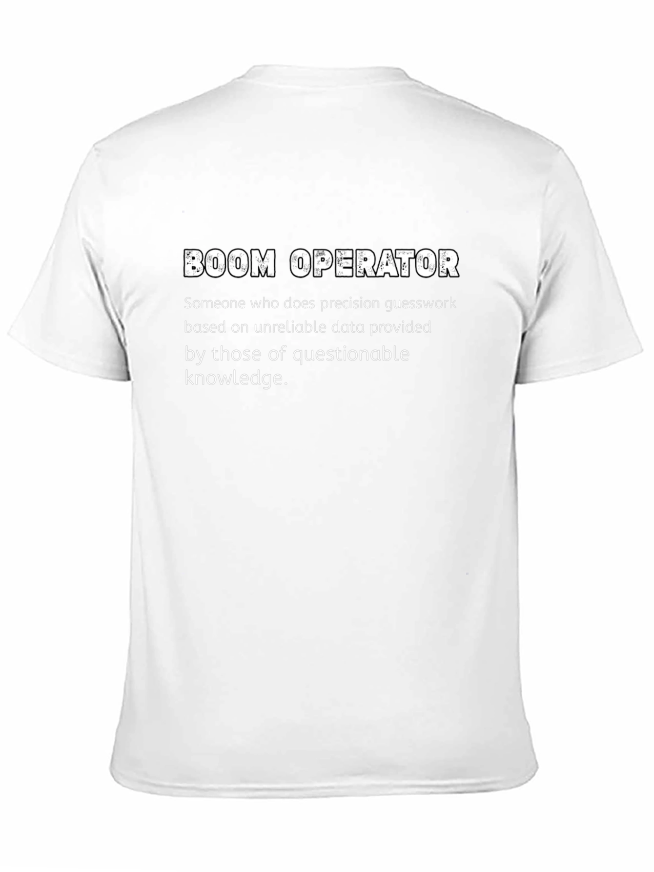 Boom Operator Graphic T-Shirt