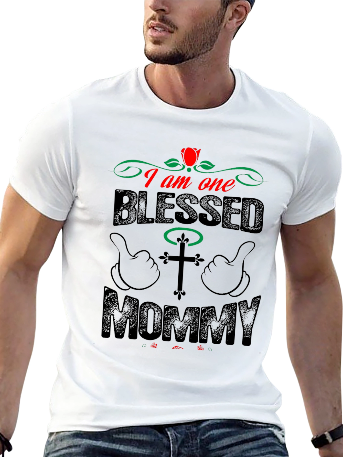 Blessed Mommy T-Shirt - Christian Mothers Day Gift