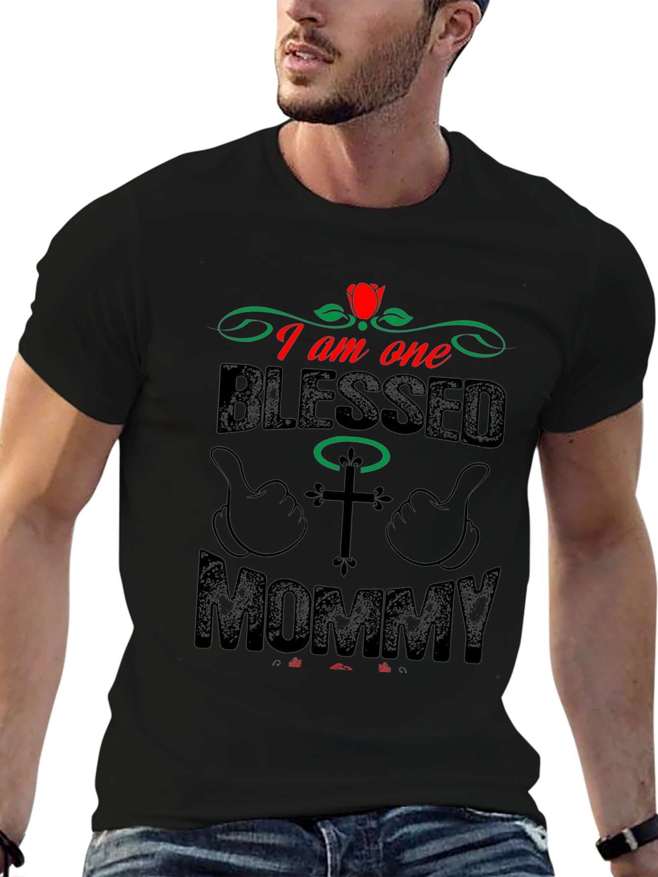 Blessed Mommy T-Shirt - Christian Mothers Day Gift