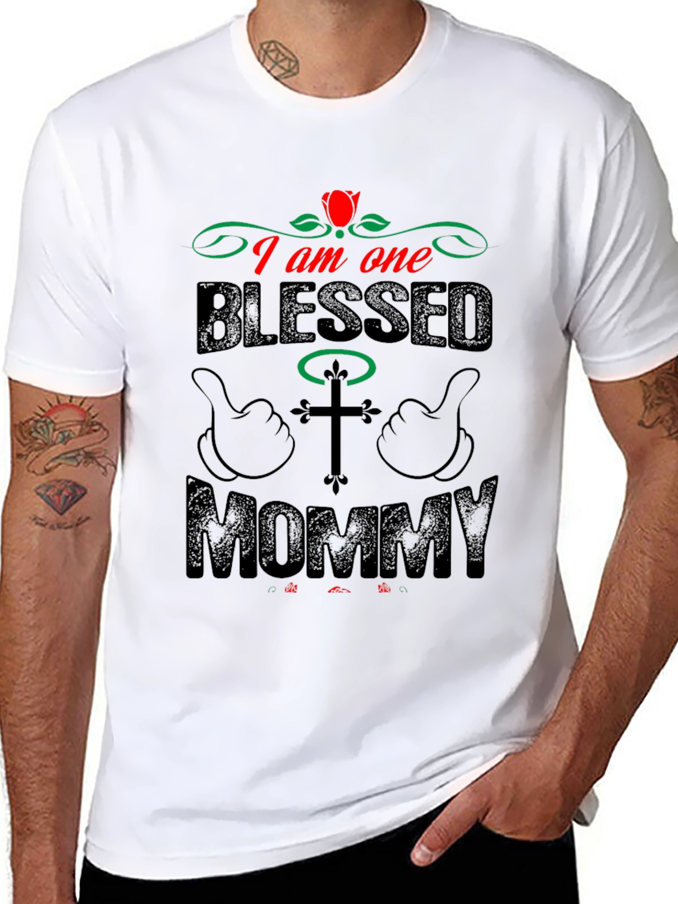 Blessed Mommy T-Shirt - Christian Mothers Day Gift