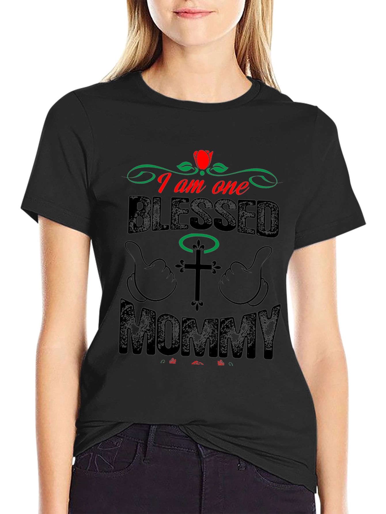 Blessed Mommy T-Shirt - Christian Mothers Day Gift