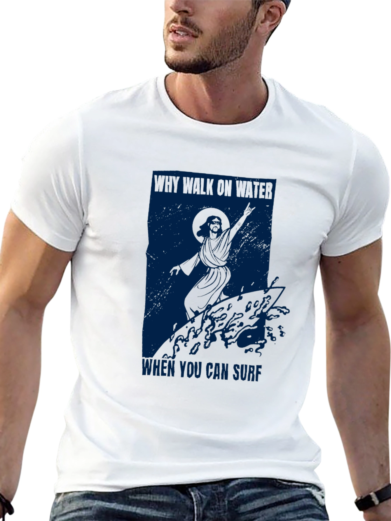 Why Walk On Water? Graphic Tee