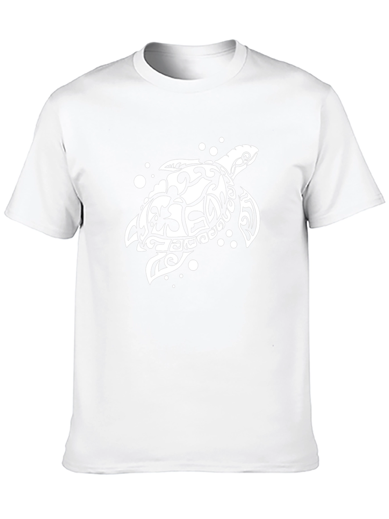 Tribal Sea Turtle Graphic Tee - Black