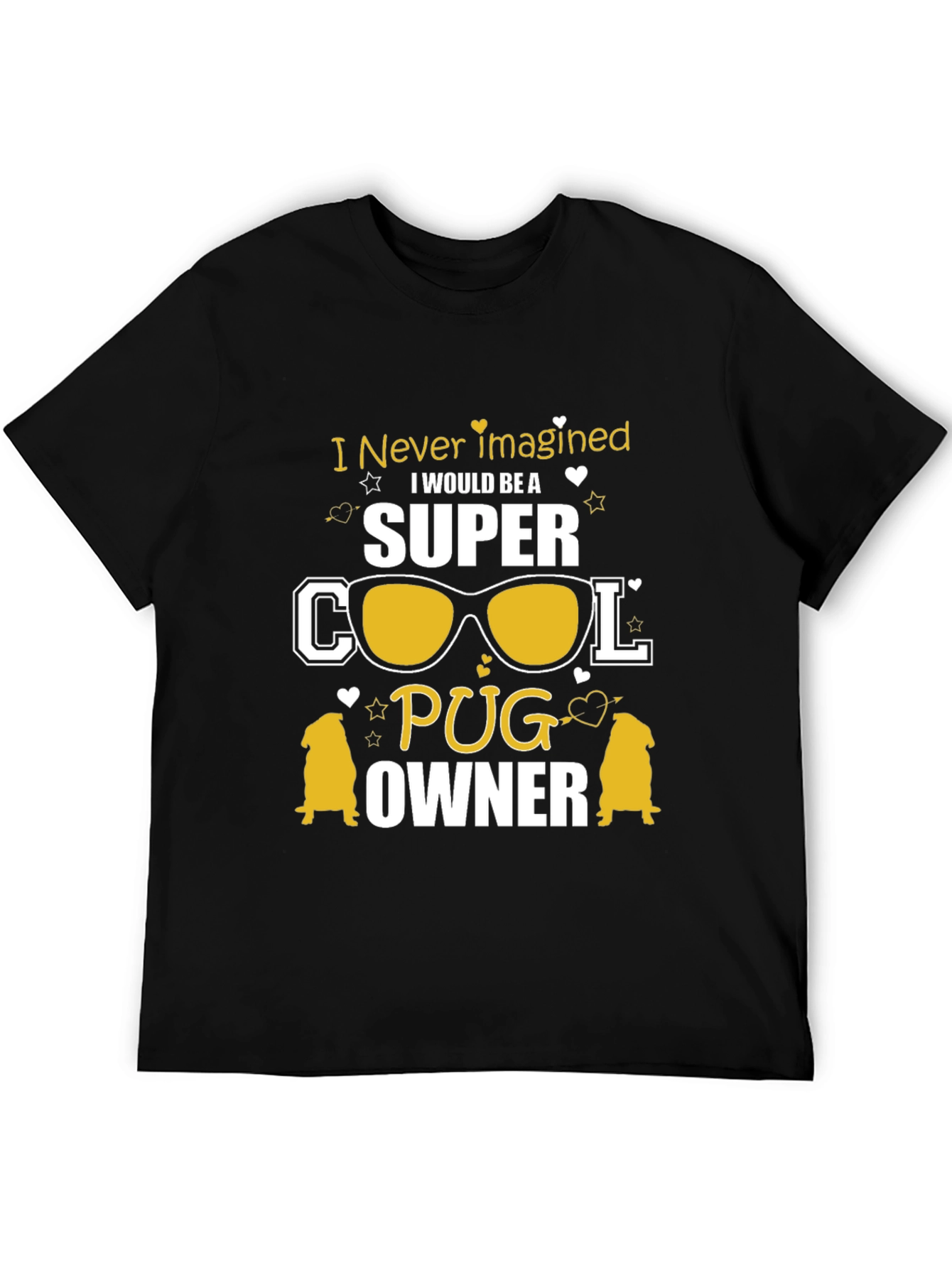 Super Cool Pug Owner Graphic Tee