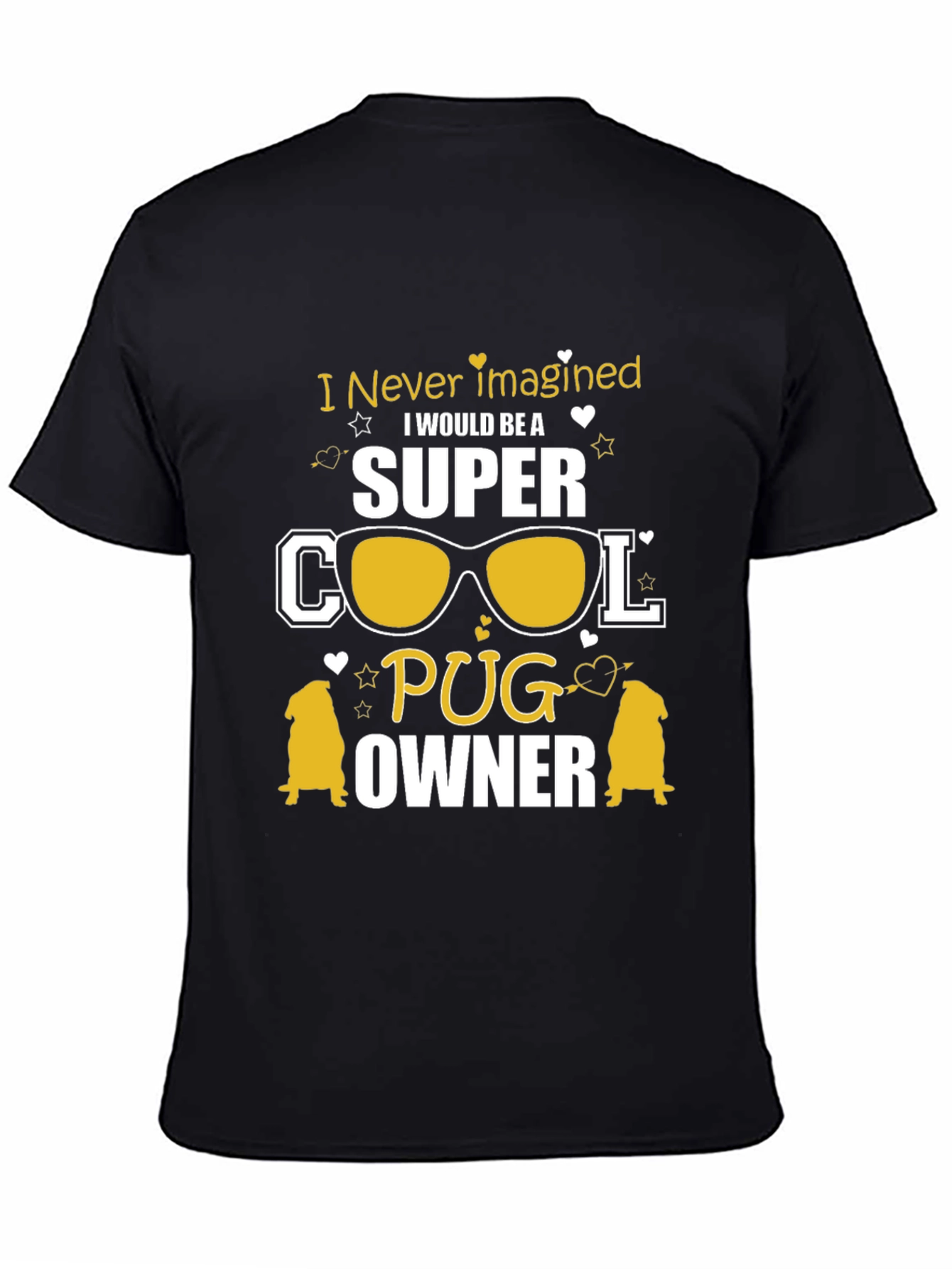 Super Cool Pug Owner Graphic Tee