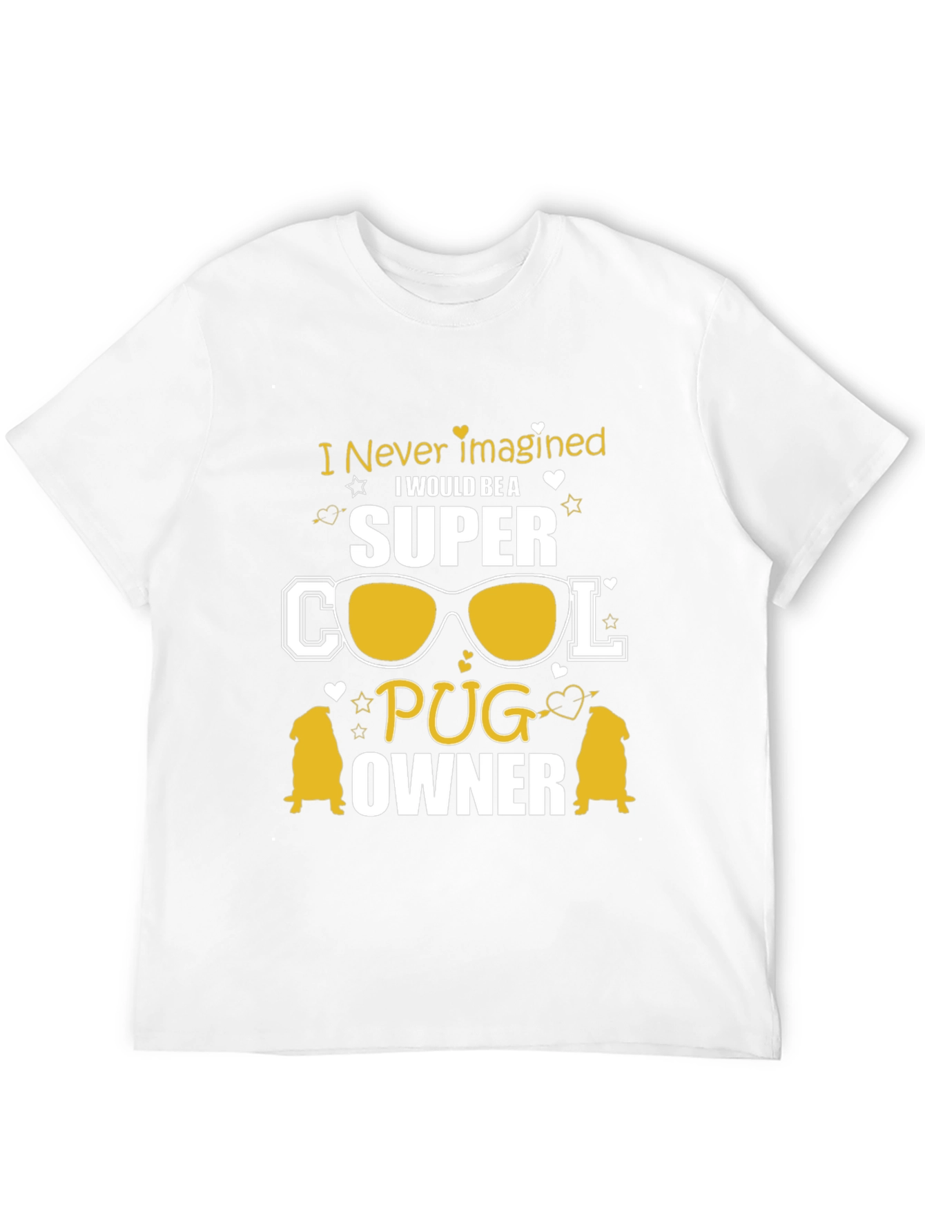 Super Cool Pug Owner Graphic Tee