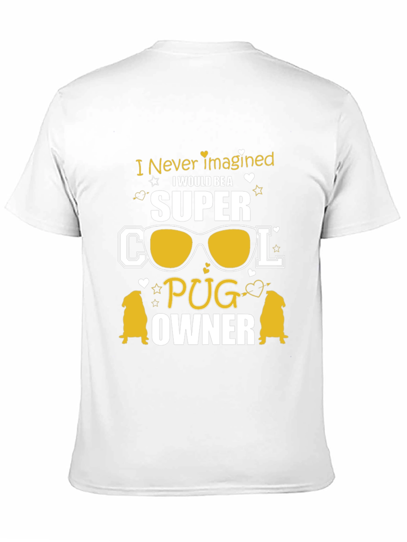 Super Cool Pug Owner Graphic Tee